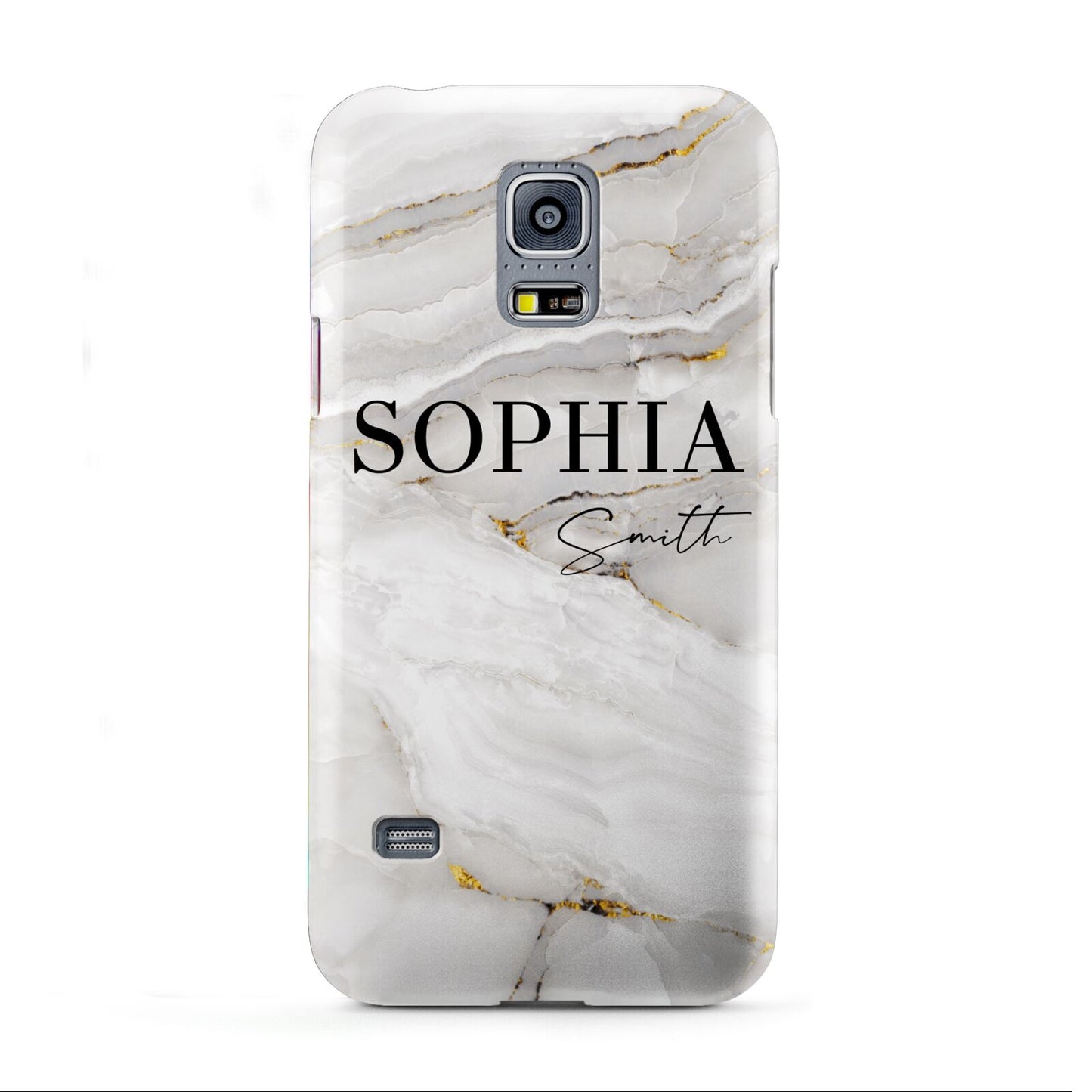 White And Gold Marble Samsung Galaxy S5 Mini Case