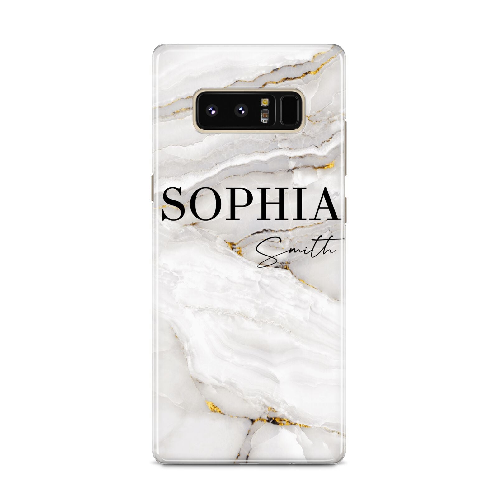 White And Gold Marble Samsung Galaxy S8 Case