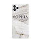 White And Gold Marble iPhone 11 Pro Max 3D Snap Case