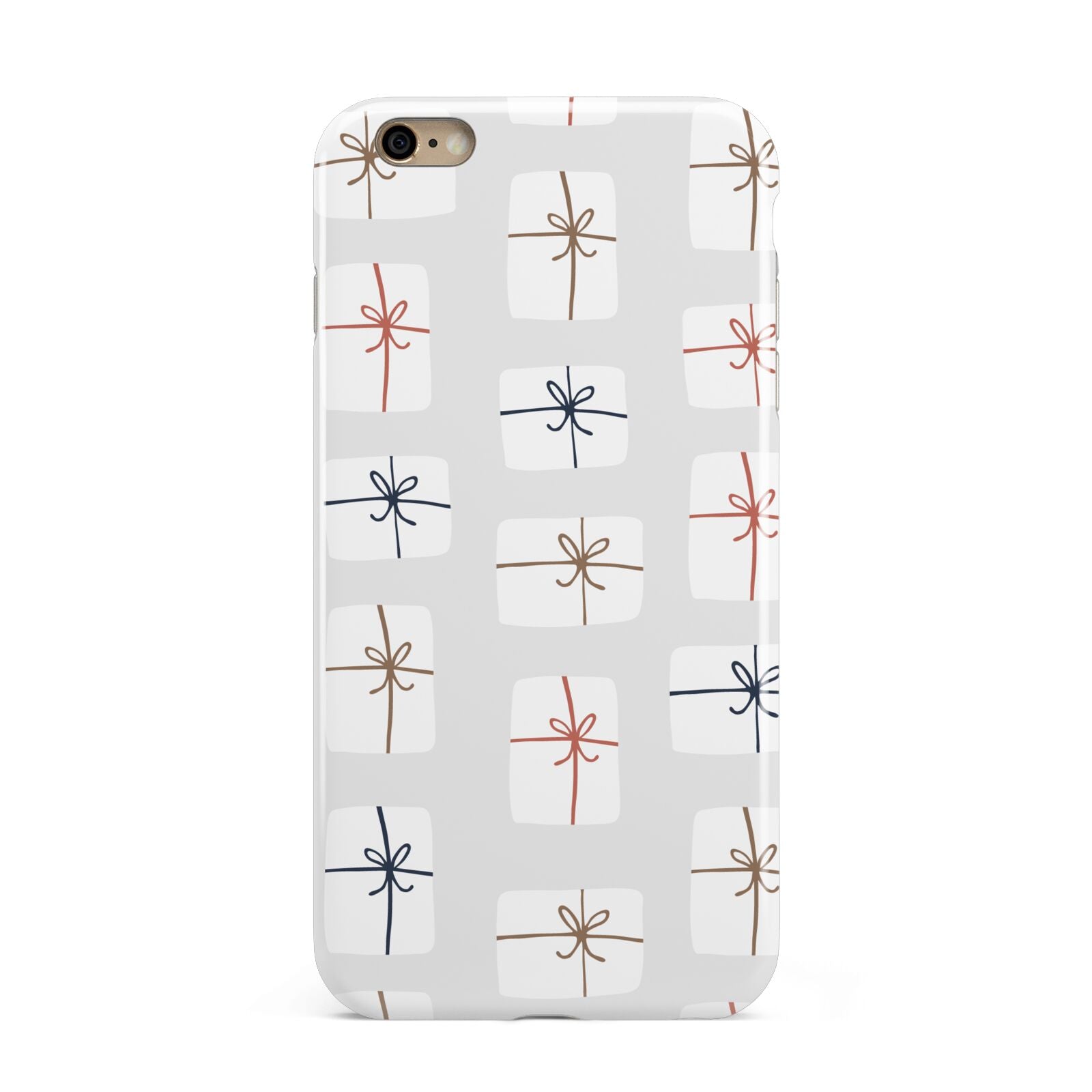 White Christmas Forest Apple iPhone 6 Plus 3D Tough Case