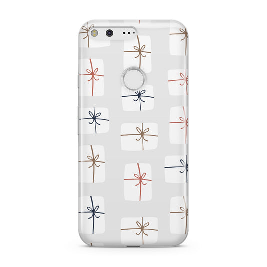 White Christmas Forest Google Pixel Case