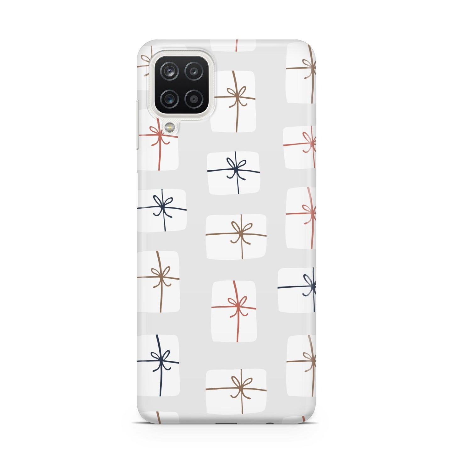 White Christmas Forest Samsung A12 Case