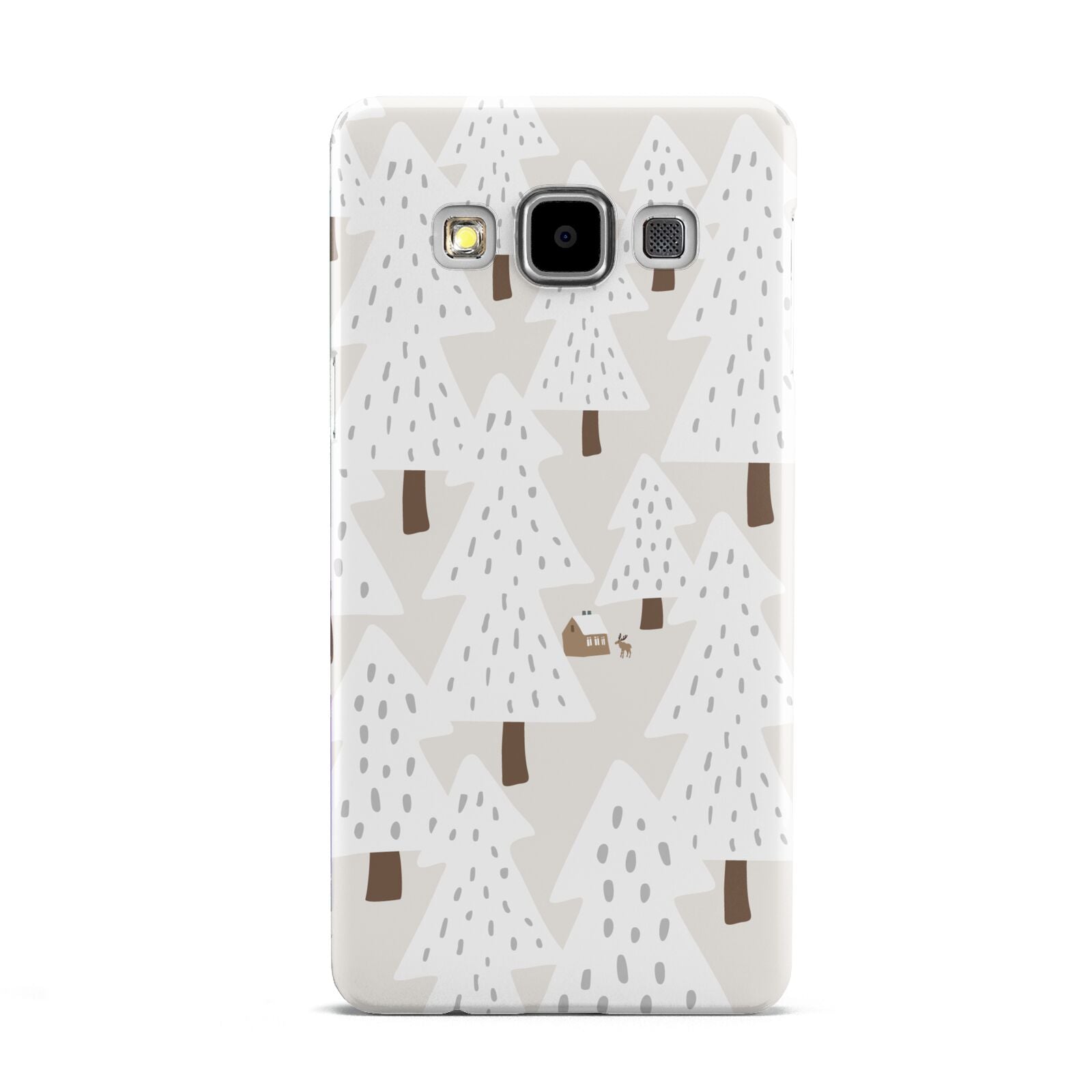 White Christmas Forest Samsung Galaxy A5 Case