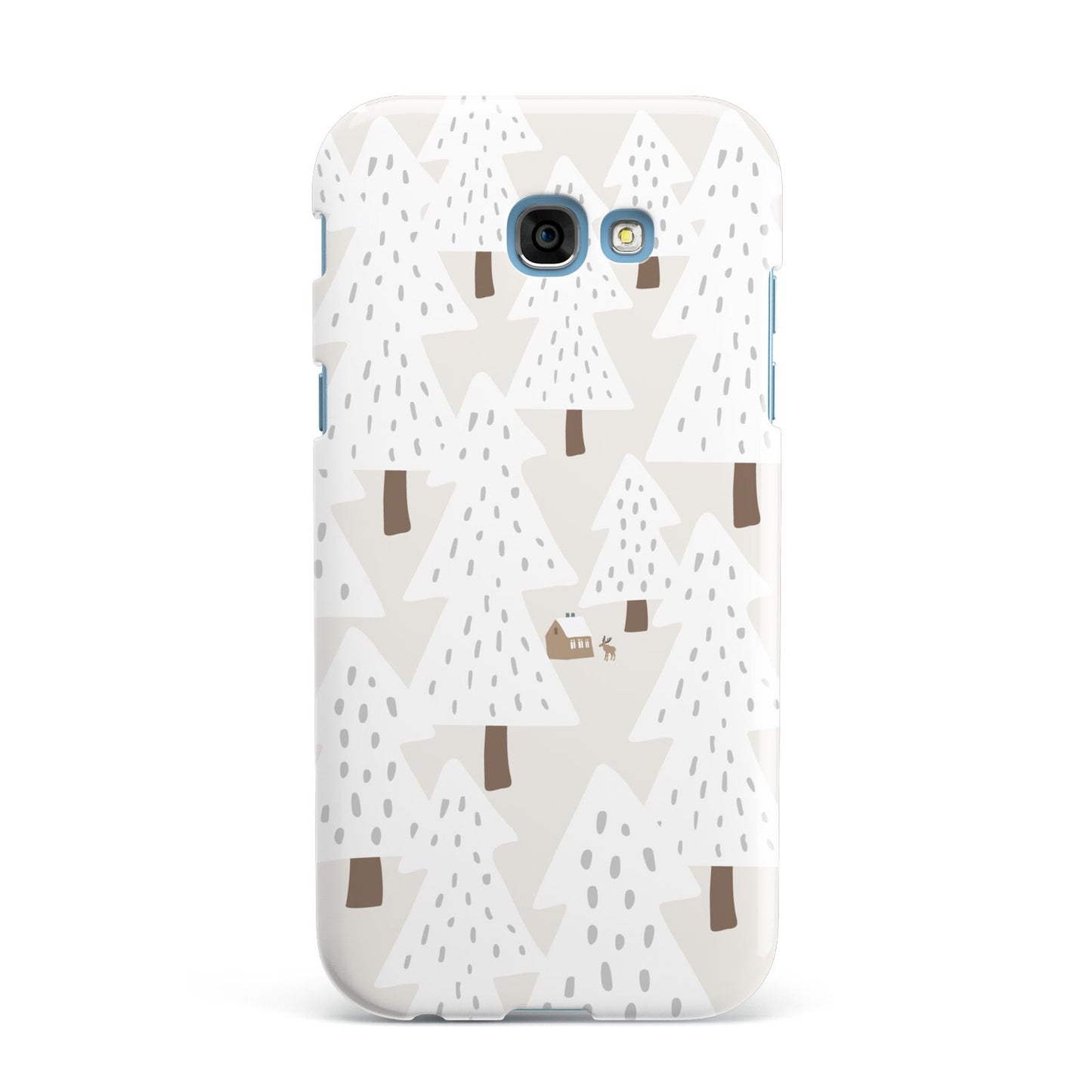 White Christmas Forest Samsung Galaxy A7 2017 Case