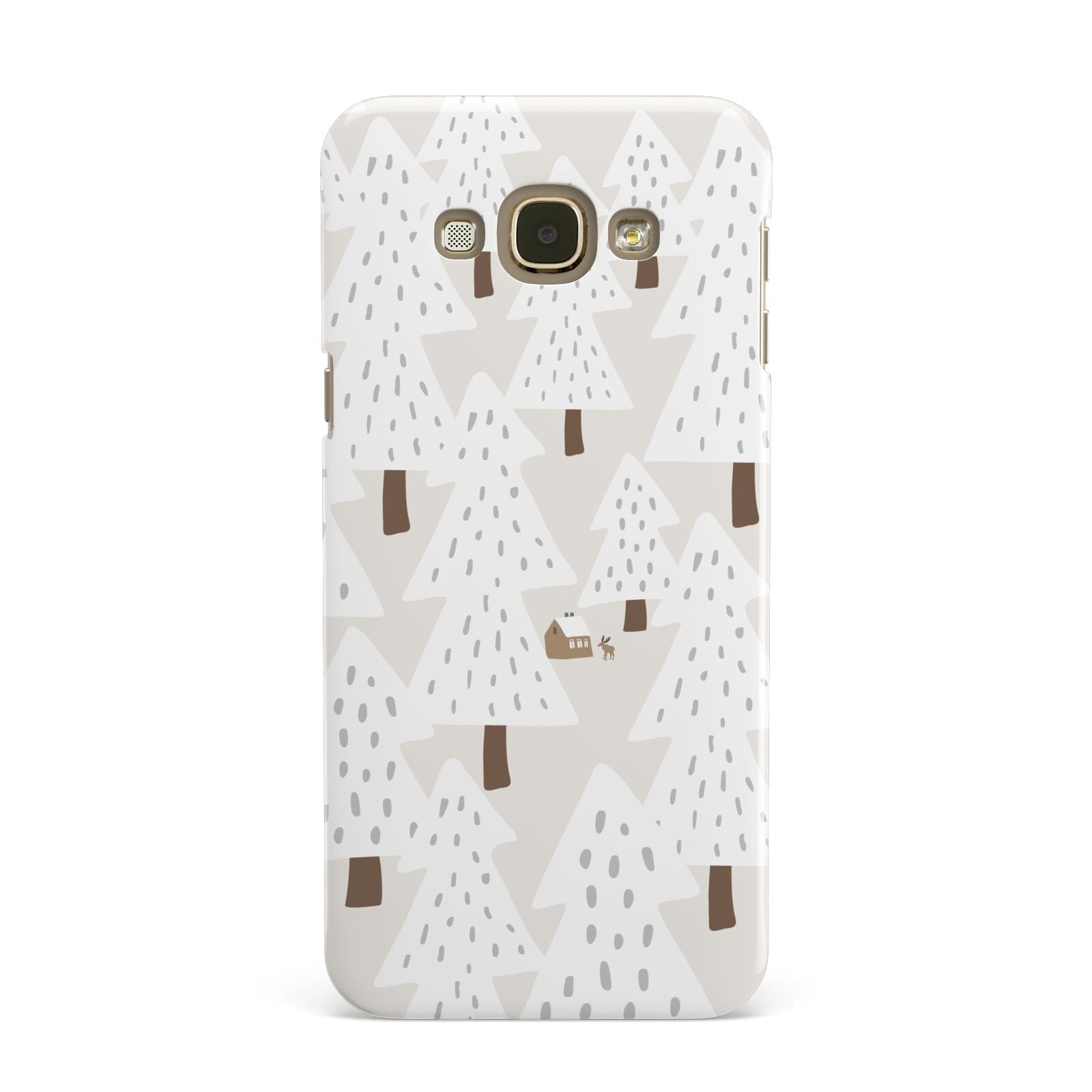 White Christmas Forest Samsung Galaxy A8 Case