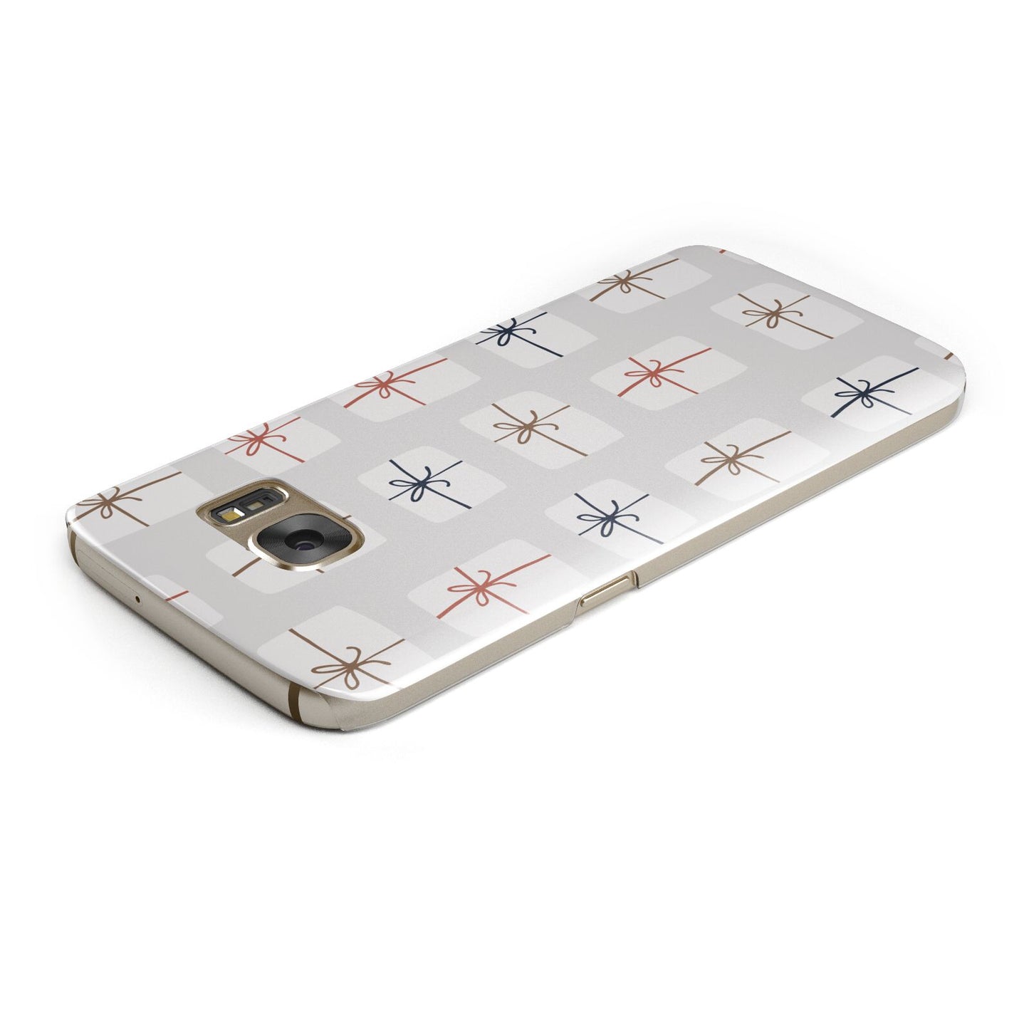 White Christmas Forest Samsung Galaxy Case Top Cutout