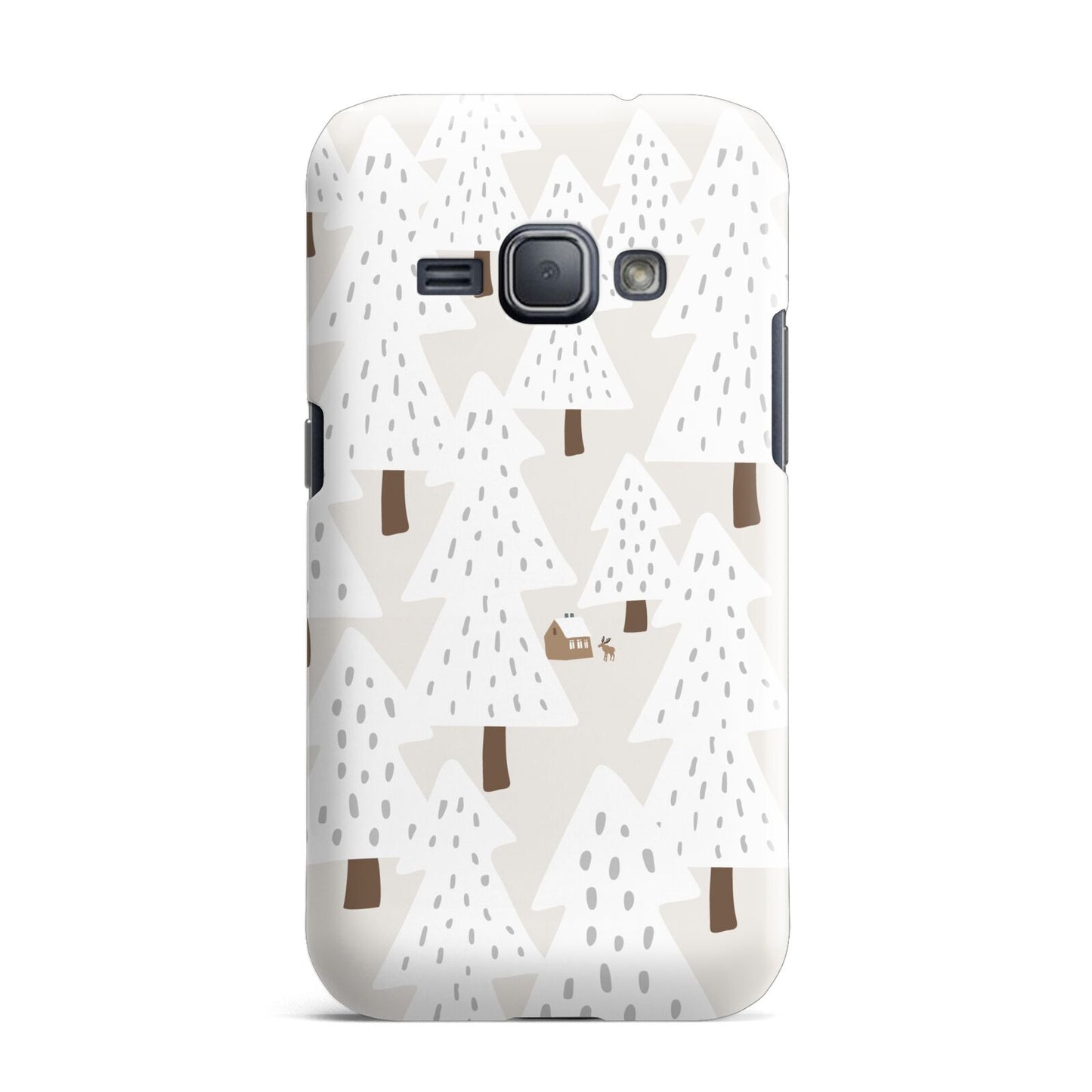 White Christmas Forest Samsung Galaxy J1 2016 Case