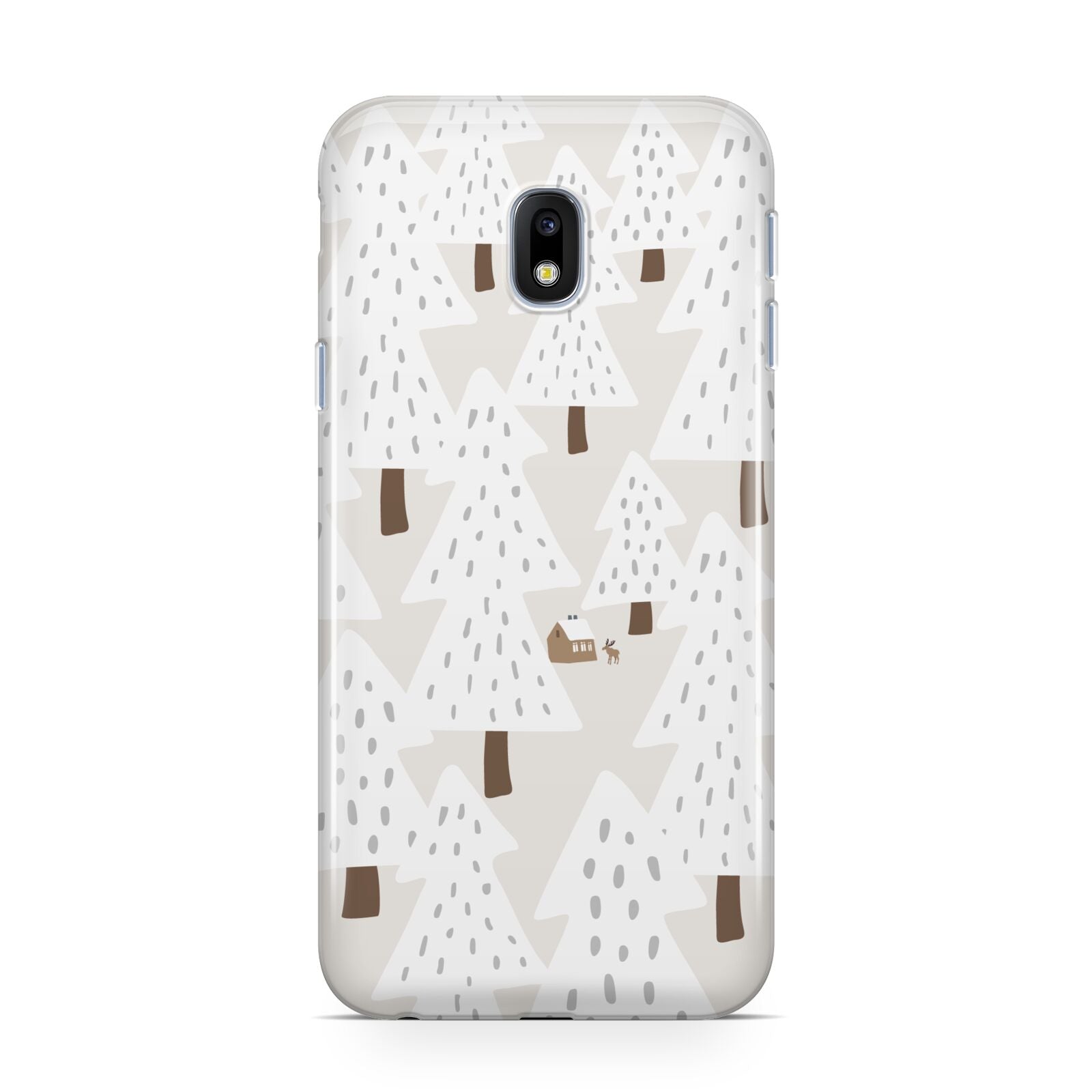 White Christmas Forest Samsung Galaxy J3 2017 Case