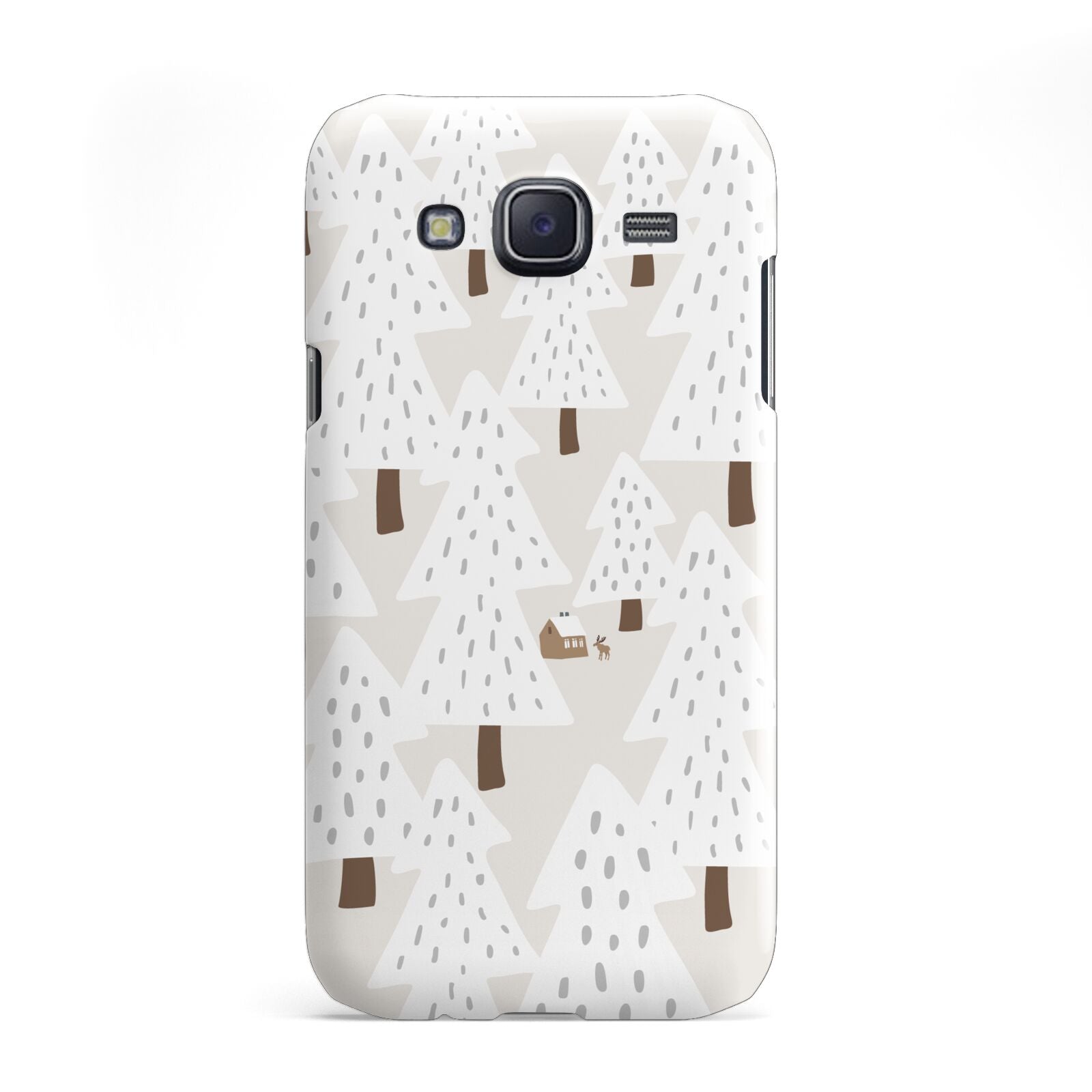 White Christmas Forest Samsung Galaxy J5 Case