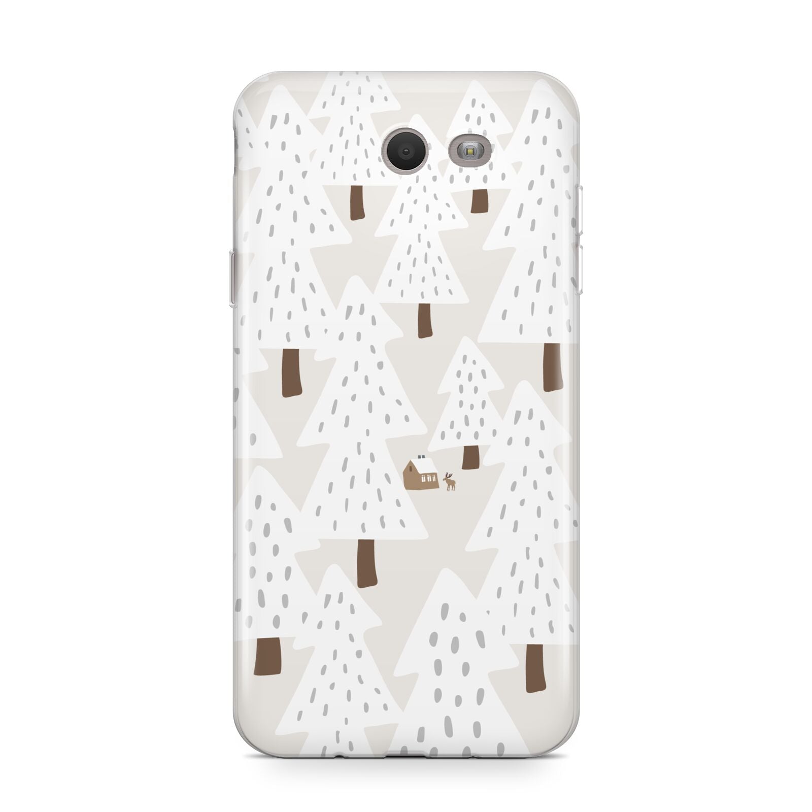 White Christmas Forest Samsung Galaxy J7 2017 Case