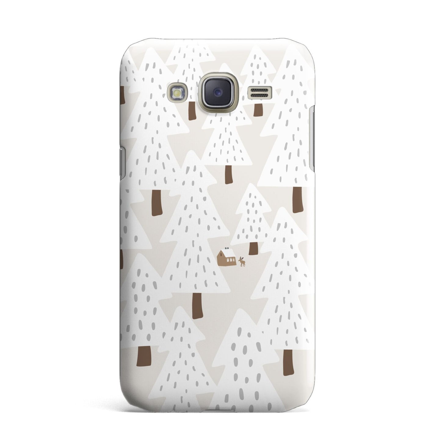 White Christmas Forest Samsung Galaxy J7 Case