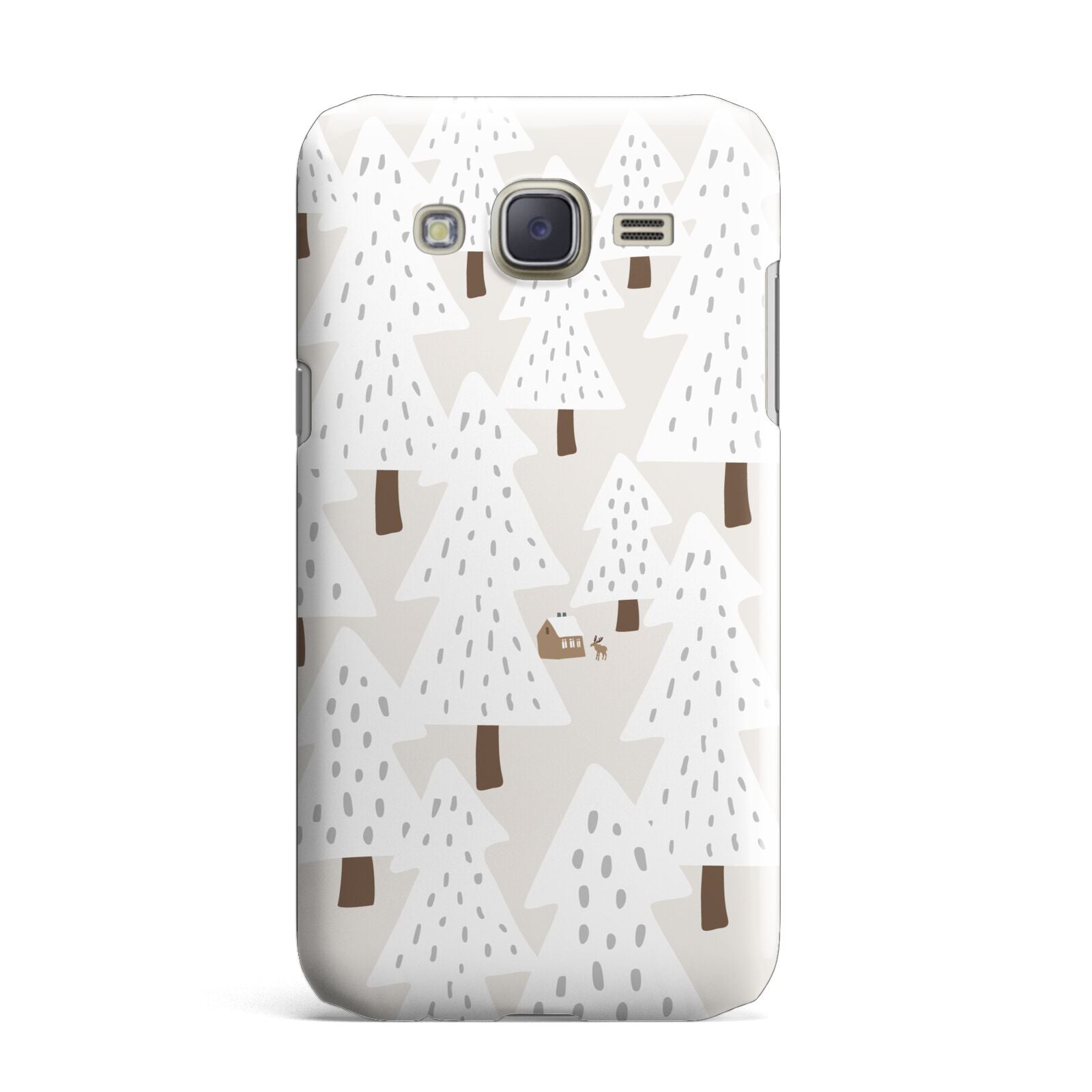 White Christmas Forest Samsung Galaxy J7 Case