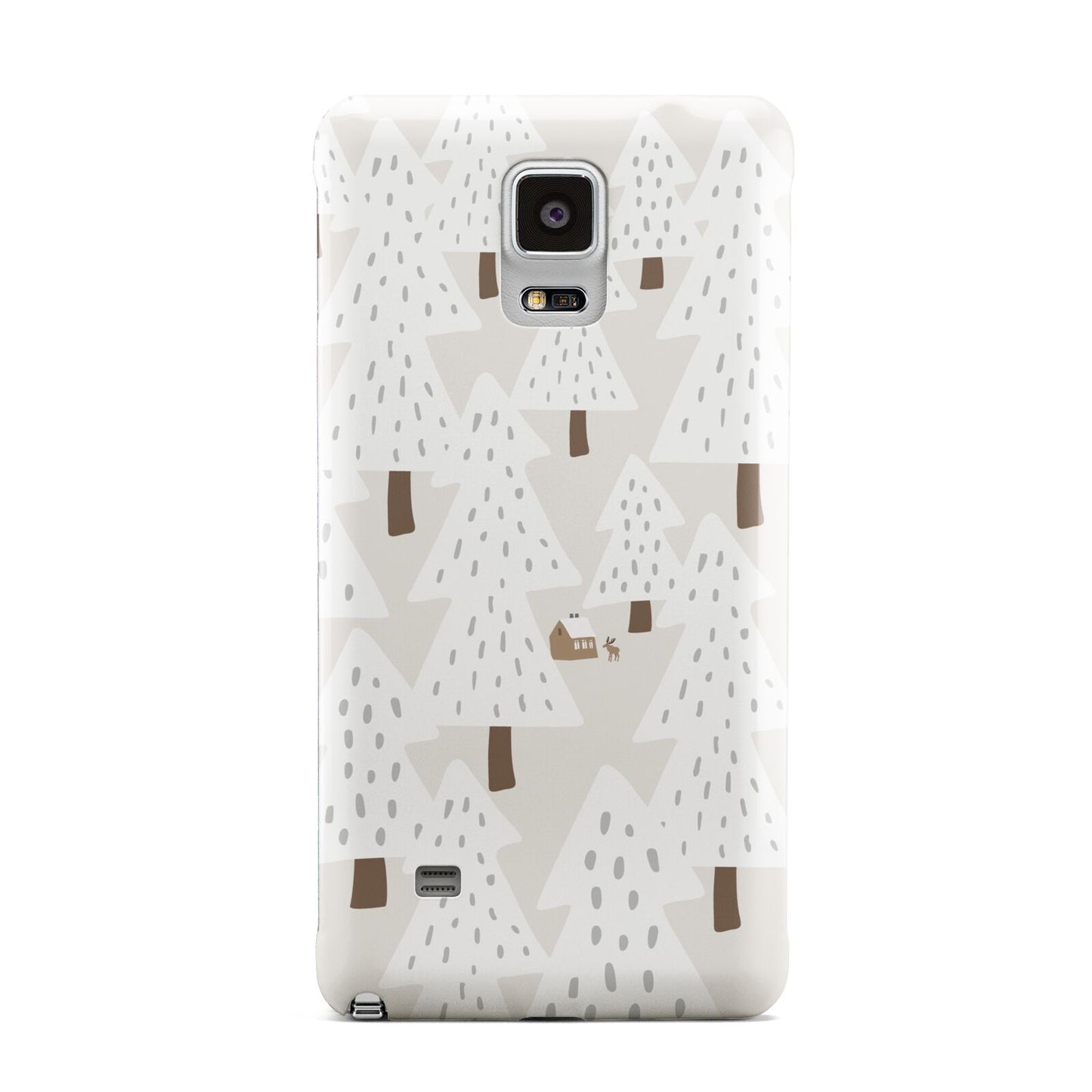 White Christmas Forest Samsung Galaxy Note 4 Case