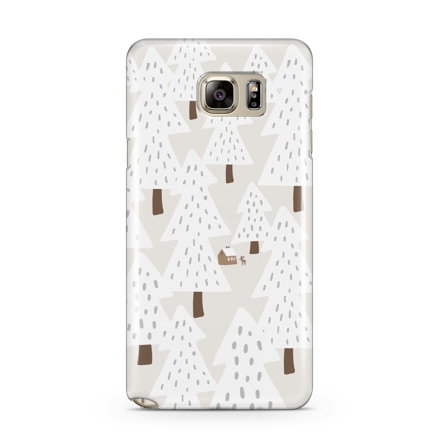 White Christmas Forest Samsung Galaxy Note 5 Case