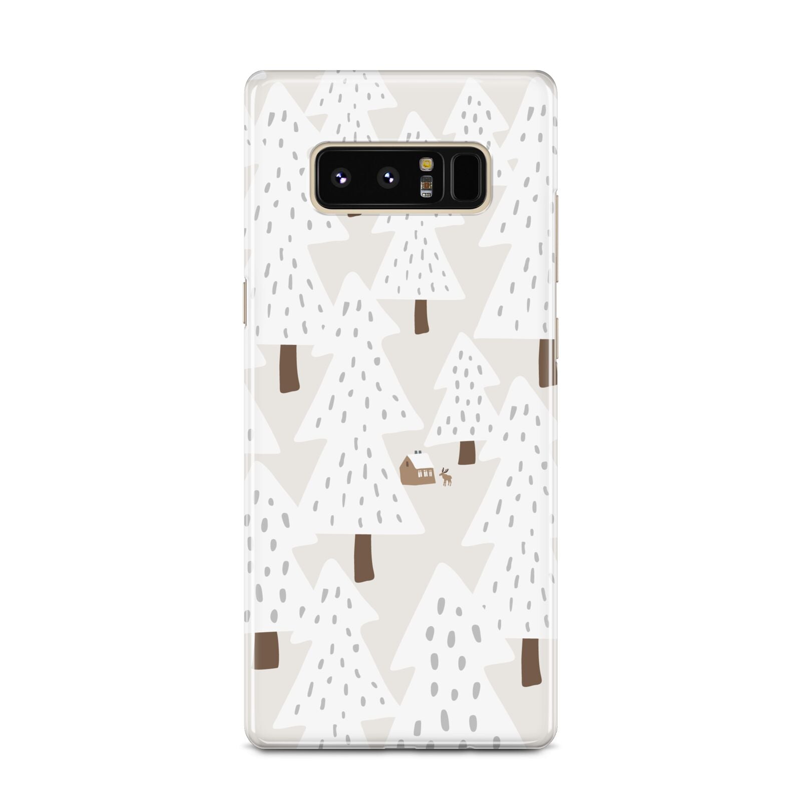 White Christmas Forest Samsung Galaxy Note 8 Case