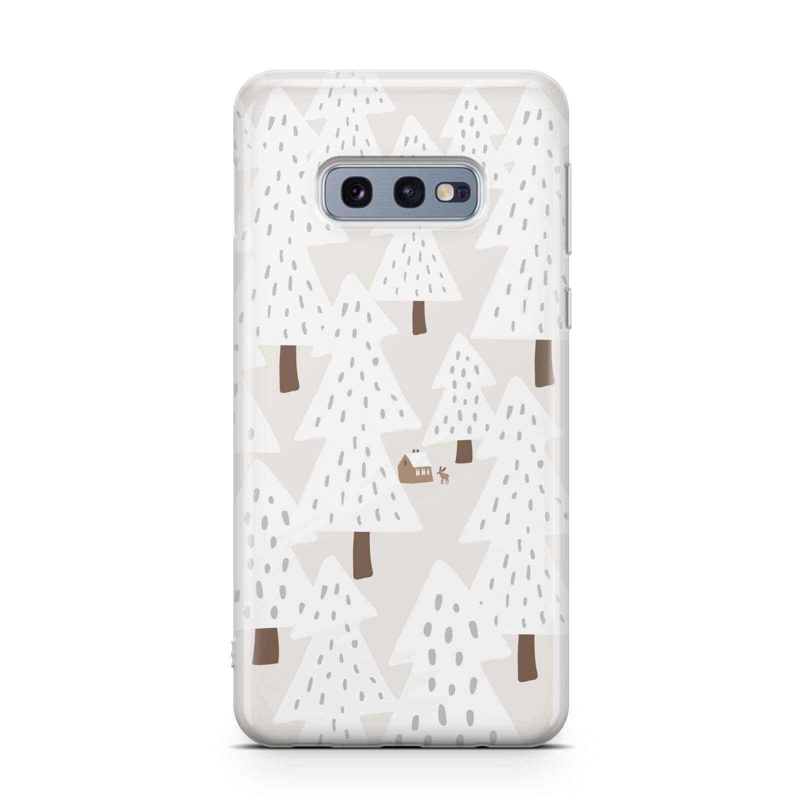 White Christmas Forest Samsung Galaxy S10E Case