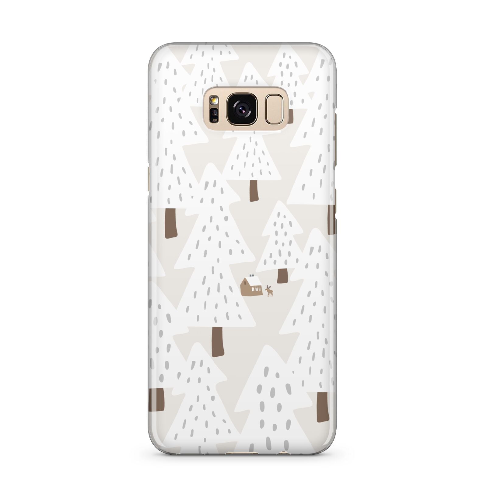 White Christmas Forest Samsung Galaxy S8 Plus Case