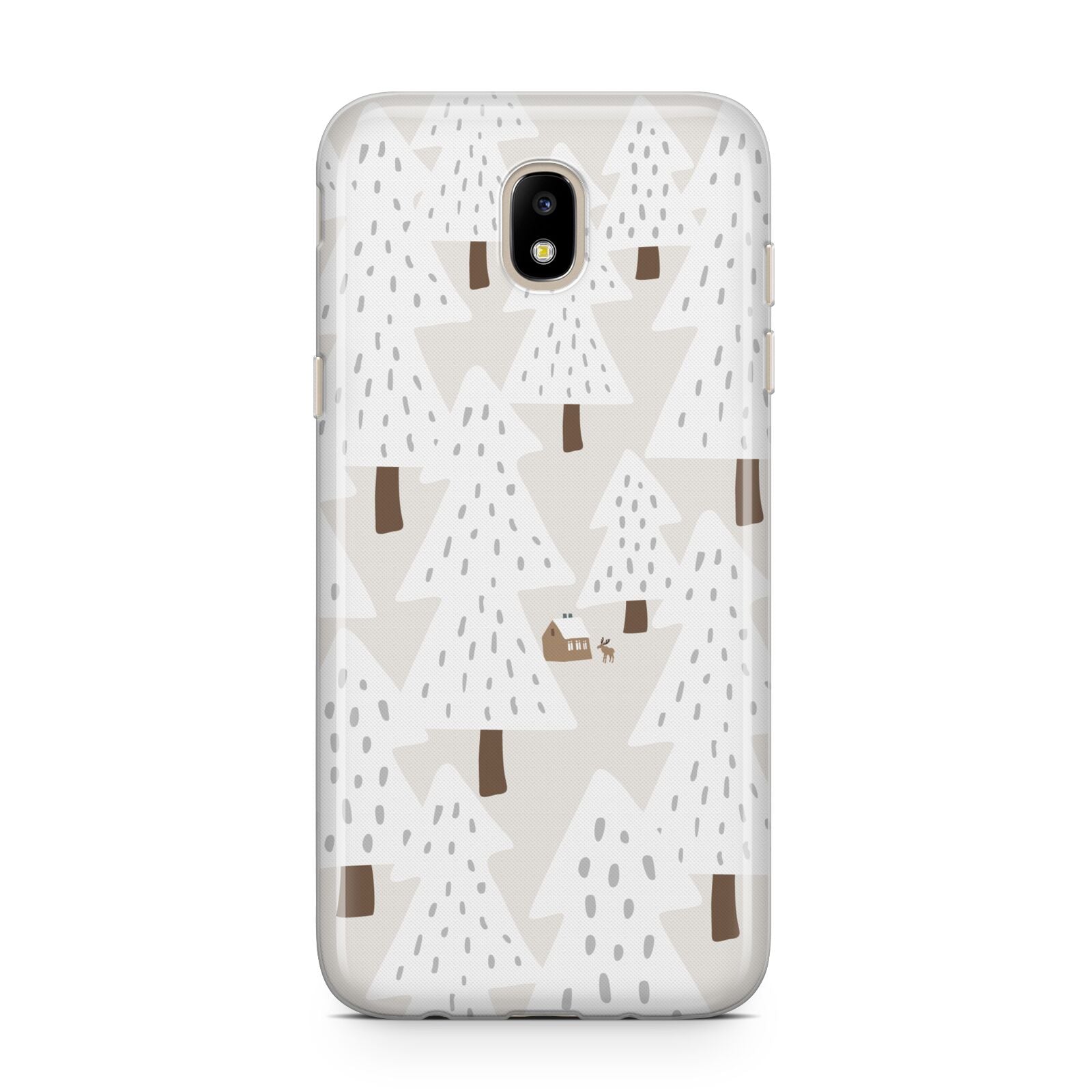 White Christmas Forest Samsung J5 2017 Case