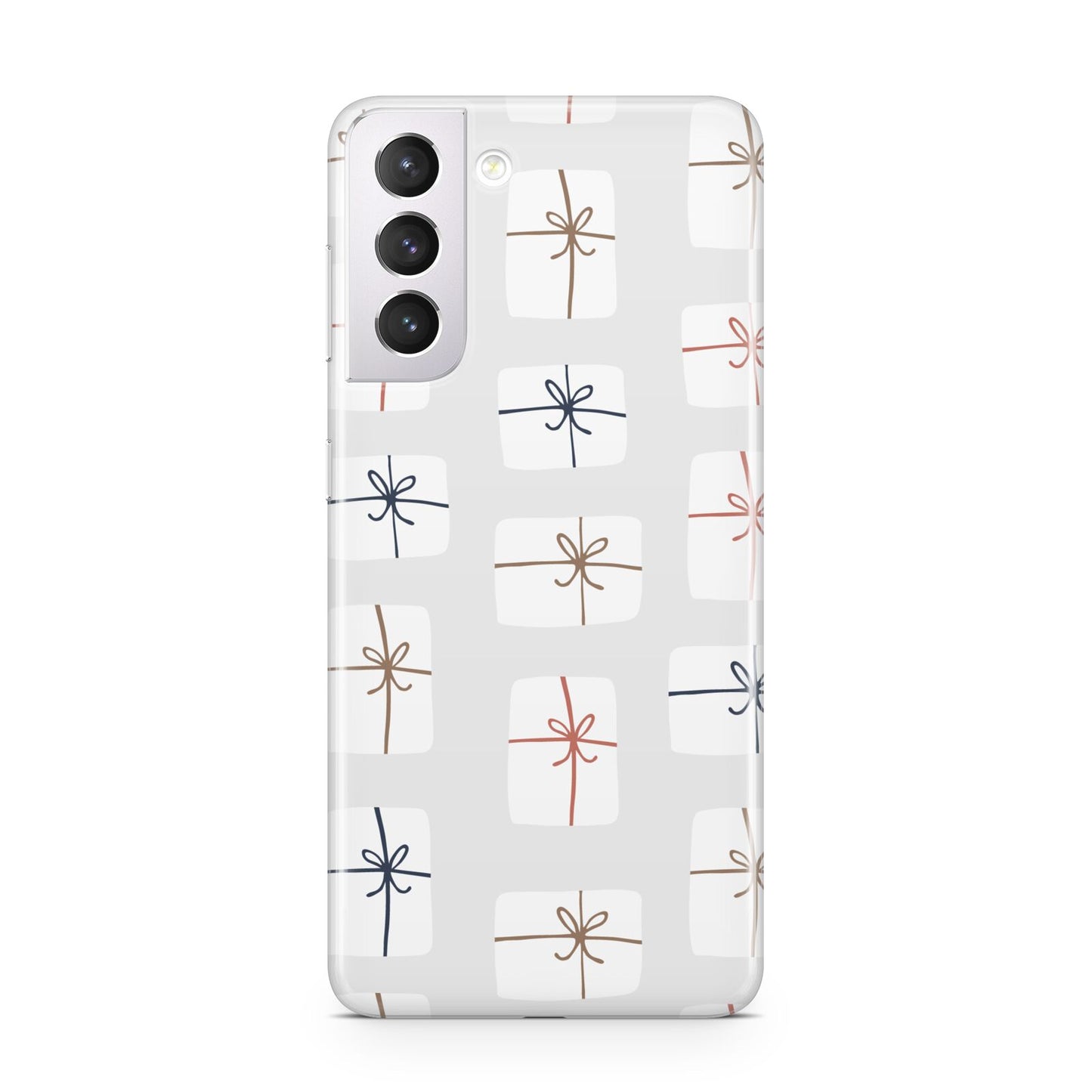 White Christmas Forest Samsung S21 Case