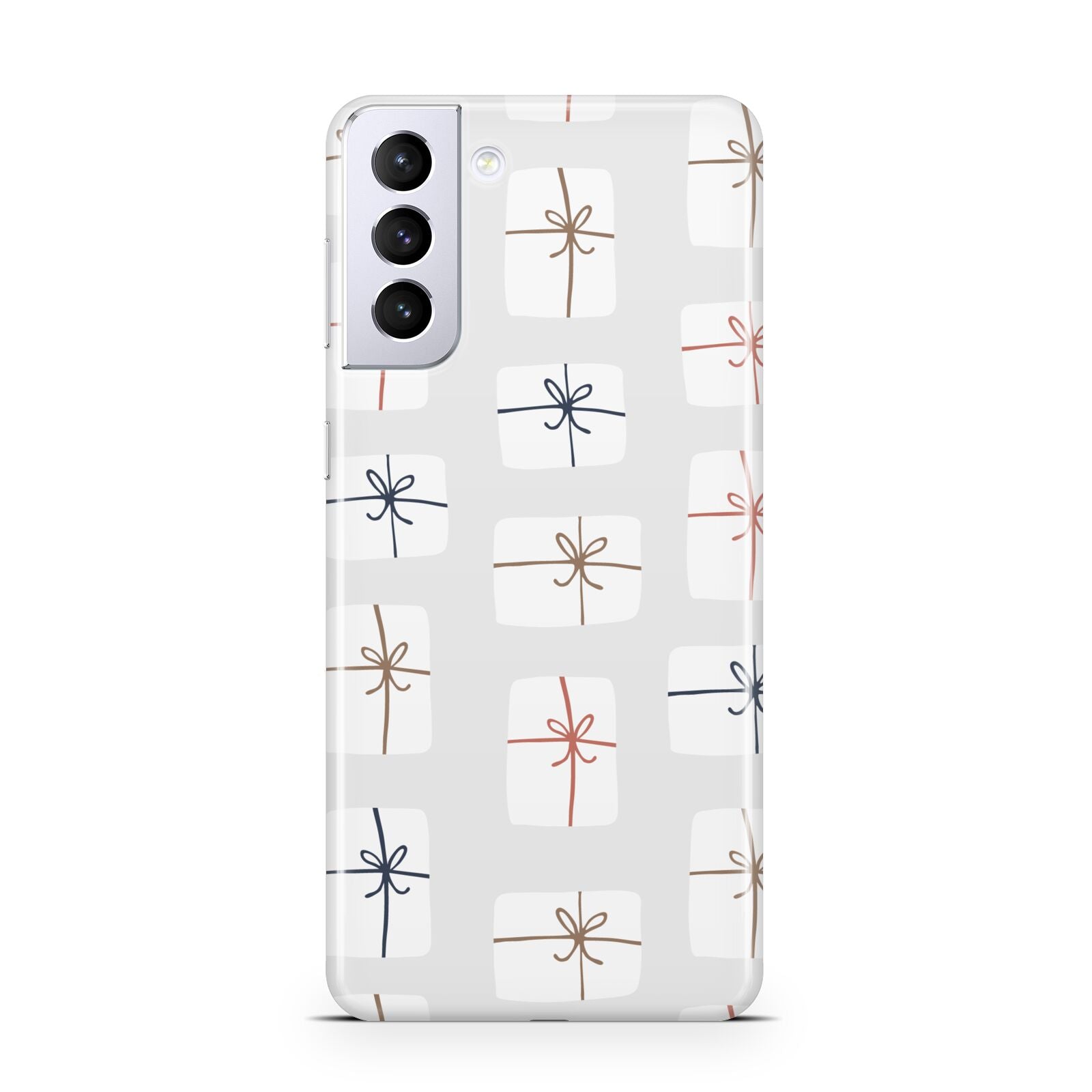 White Christmas Forest Samsung S21 Plus Case