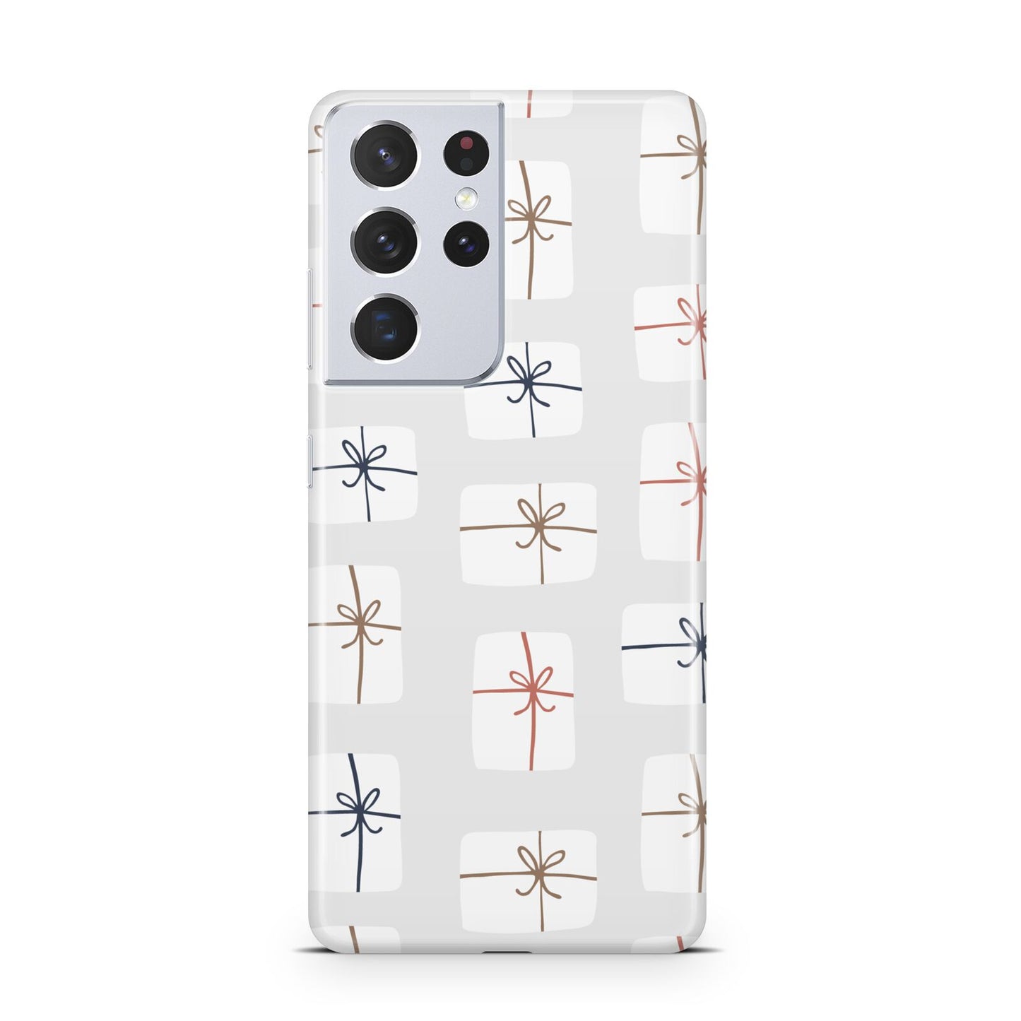 White Christmas Forest Samsung S21 Ultra Case