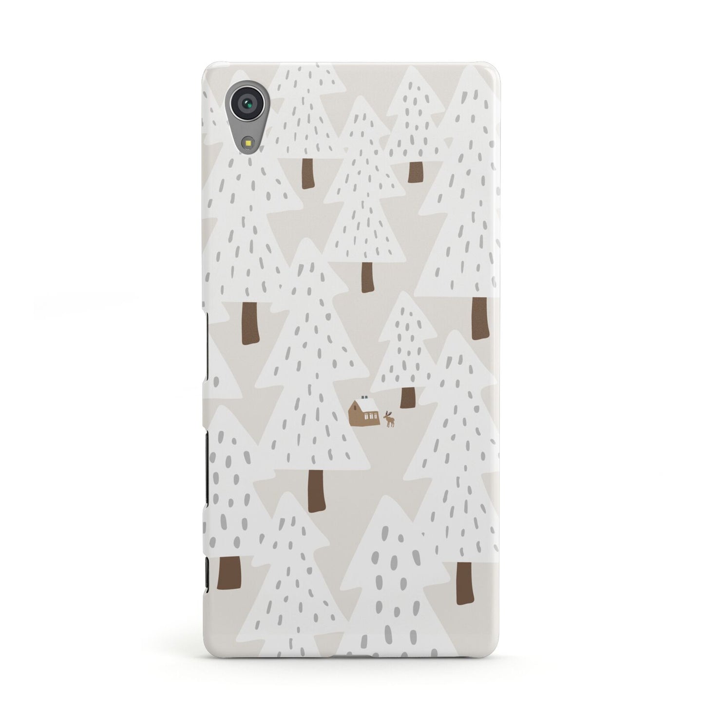 White Christmas Forest Sony Xperia Case