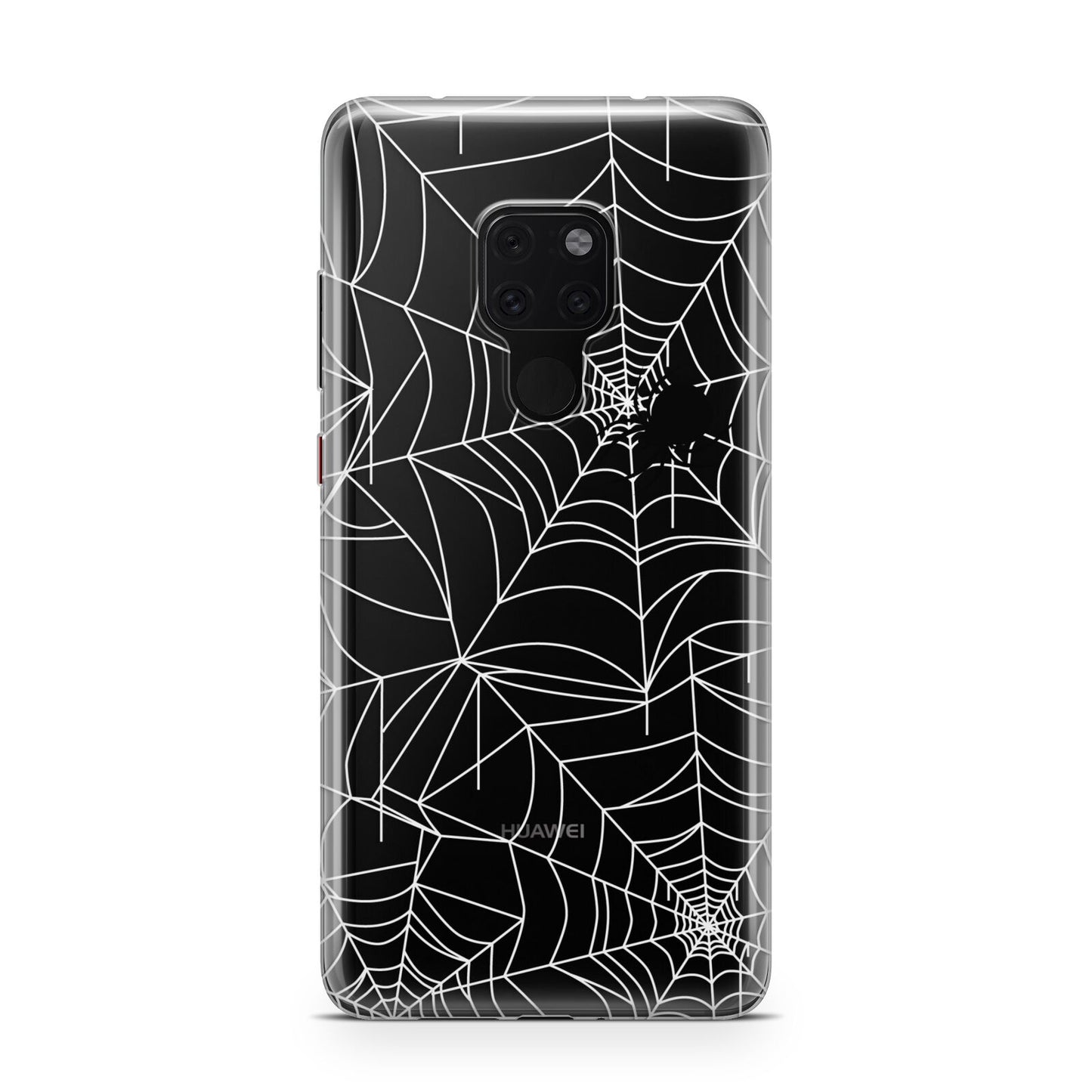 White Cobwebs with Transparent Background Huawei Mate 20 Phone Case