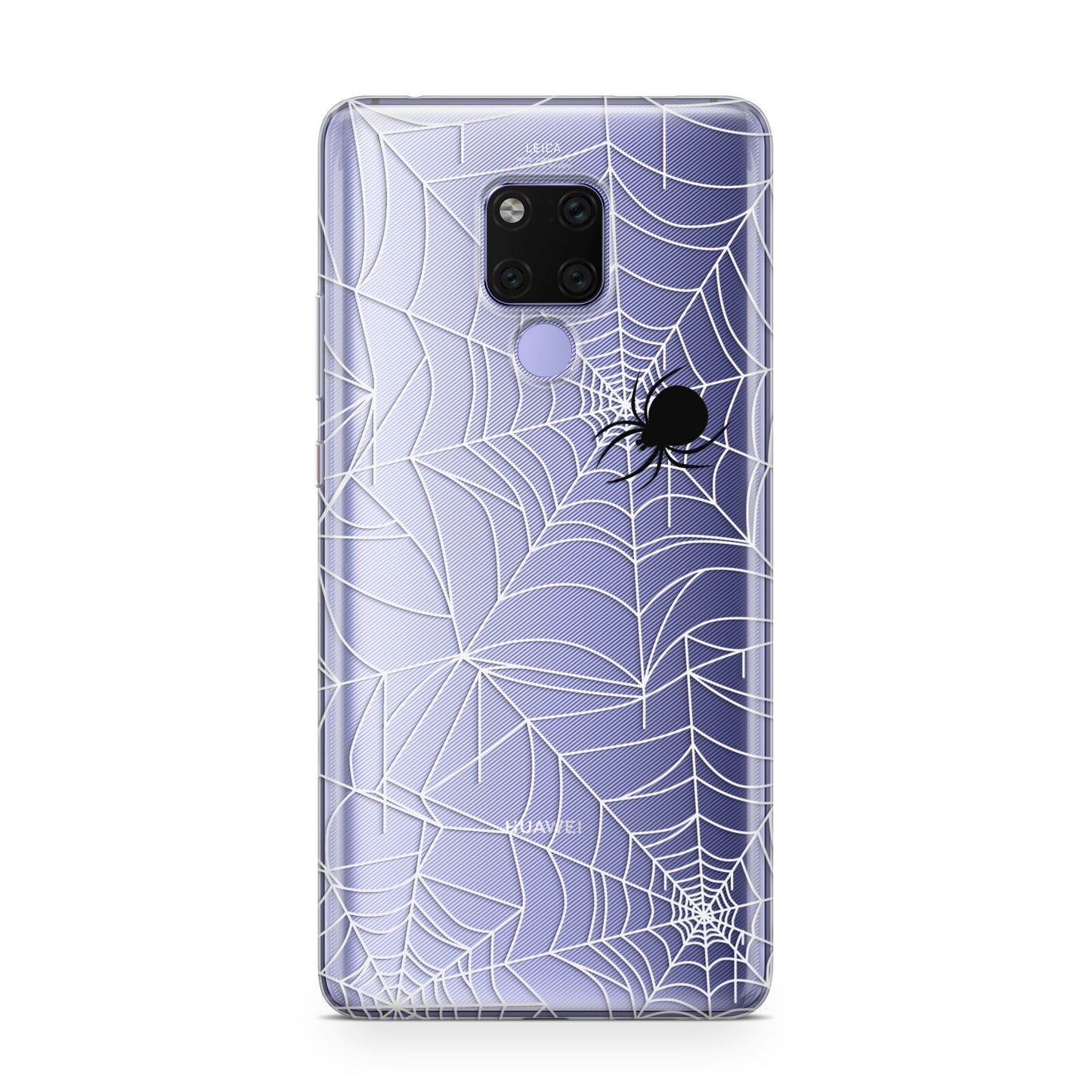 White Cobwebs with Transparent Background Huawei Mate 20X Phone Case