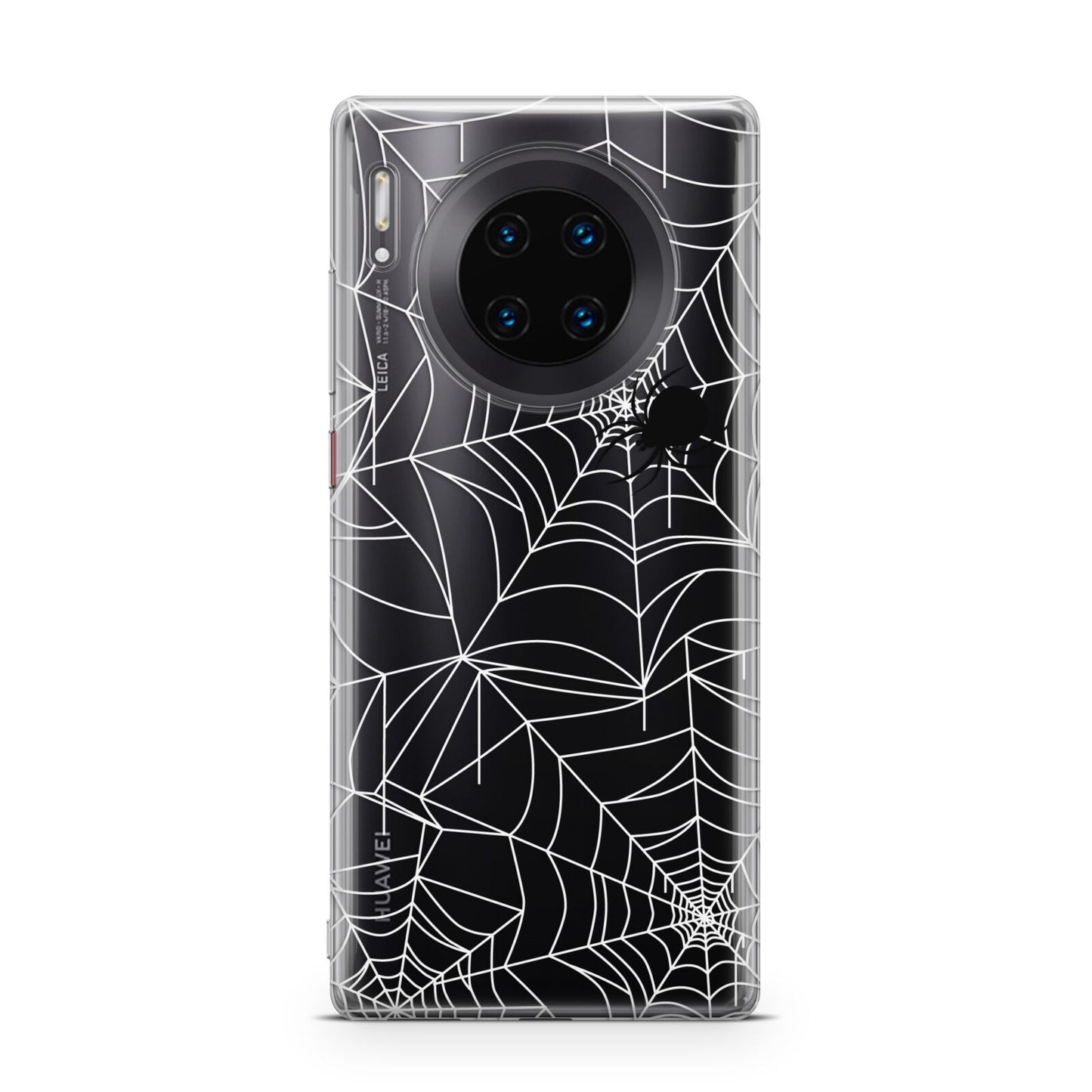 White Cobwebs with Transparent Background Huawei Mate 30 Pro Phone Case