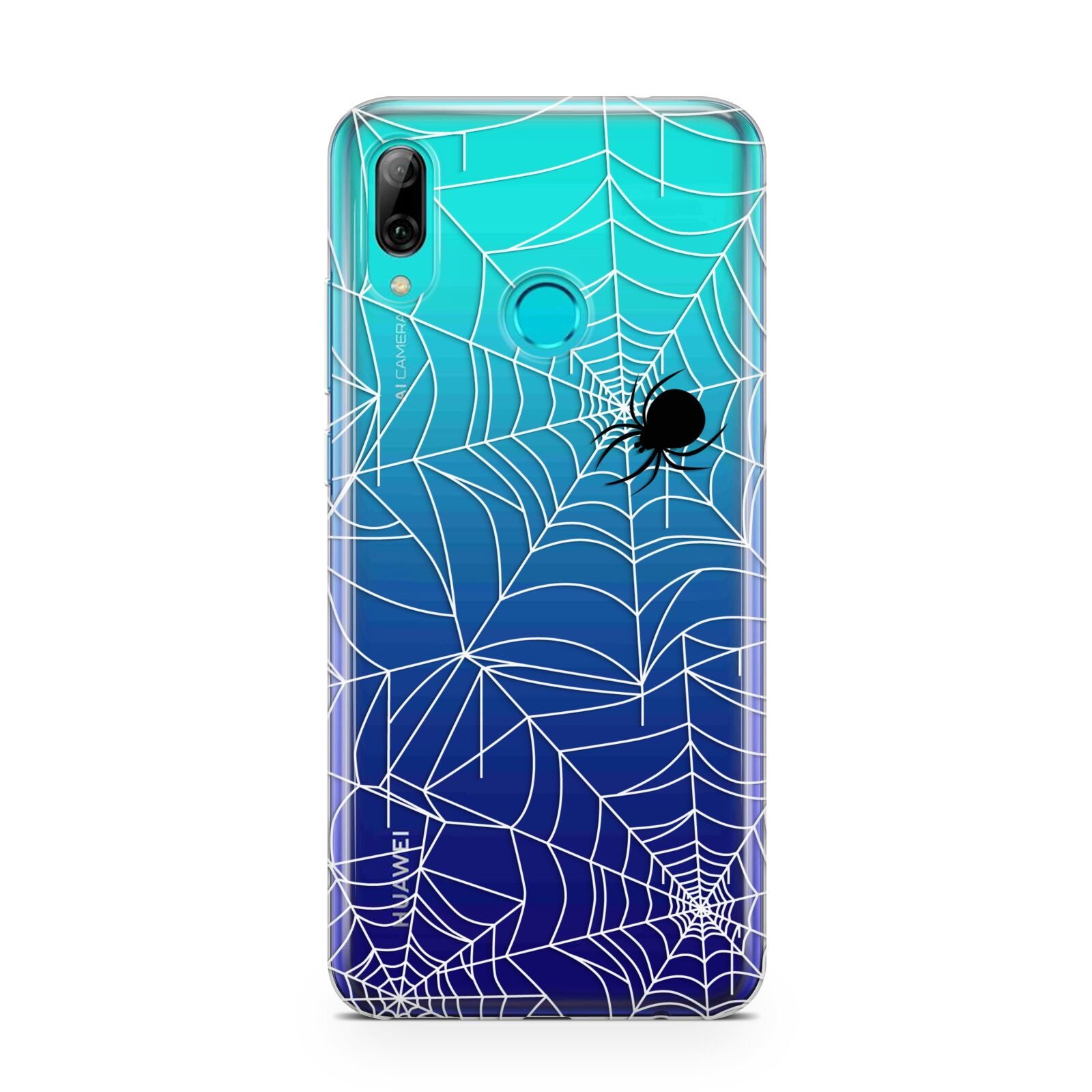 White Cobwebs with Transparent Background Huawei P Smart 2019 Case