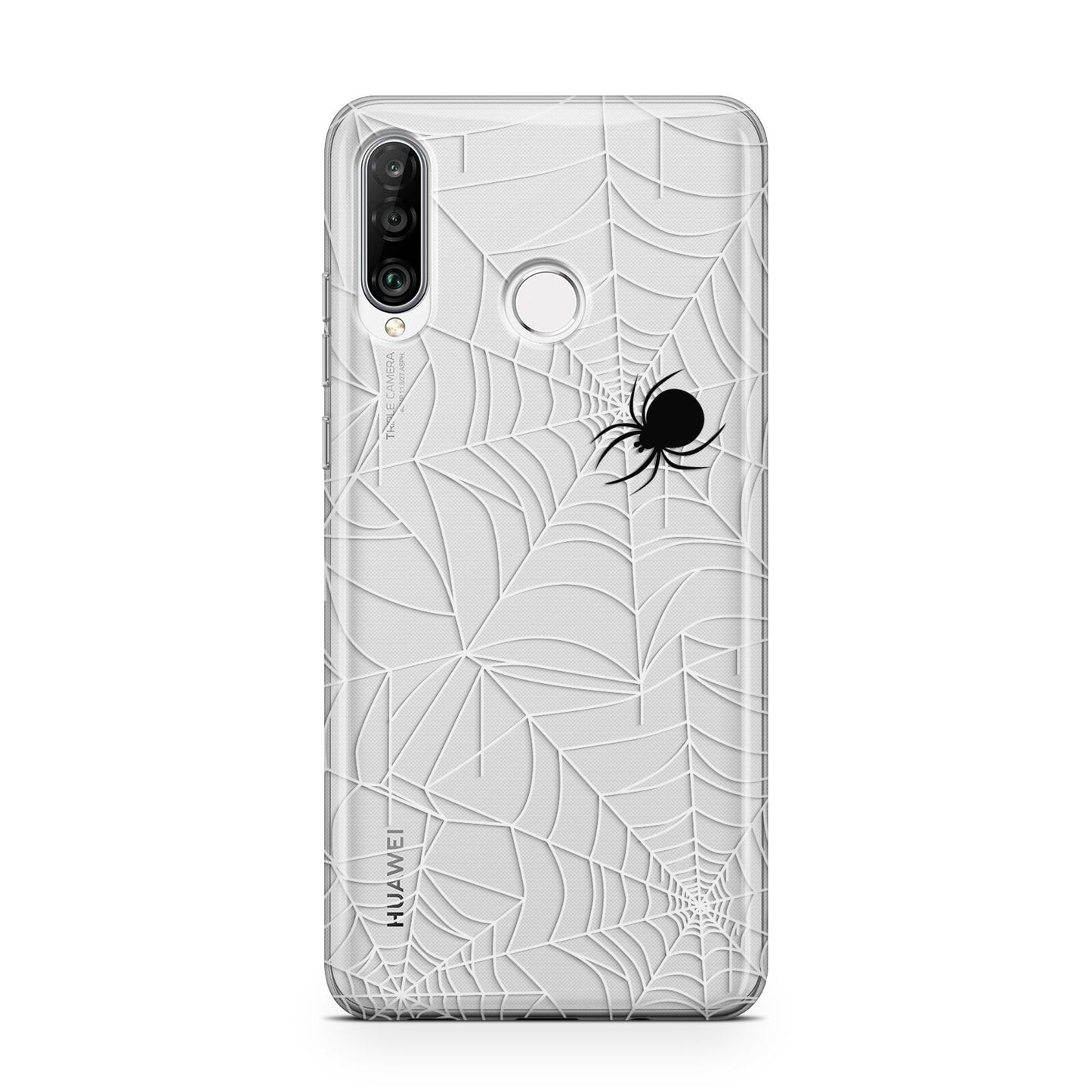 White Cobwebs with Transparent Background Huawei P30 Lite Phone Case