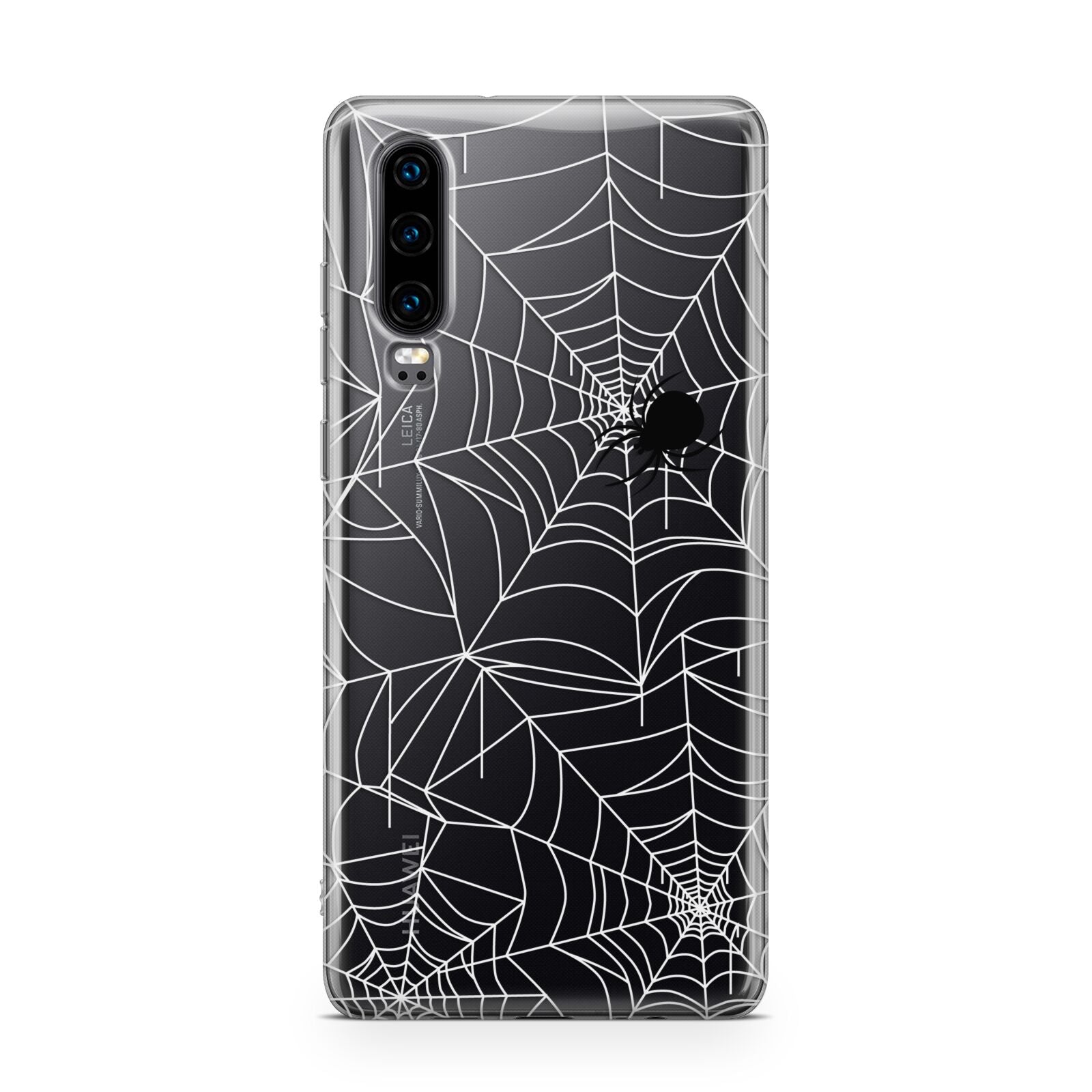 White Cobwebs with Transparent Background Huawei P30 Phone Case