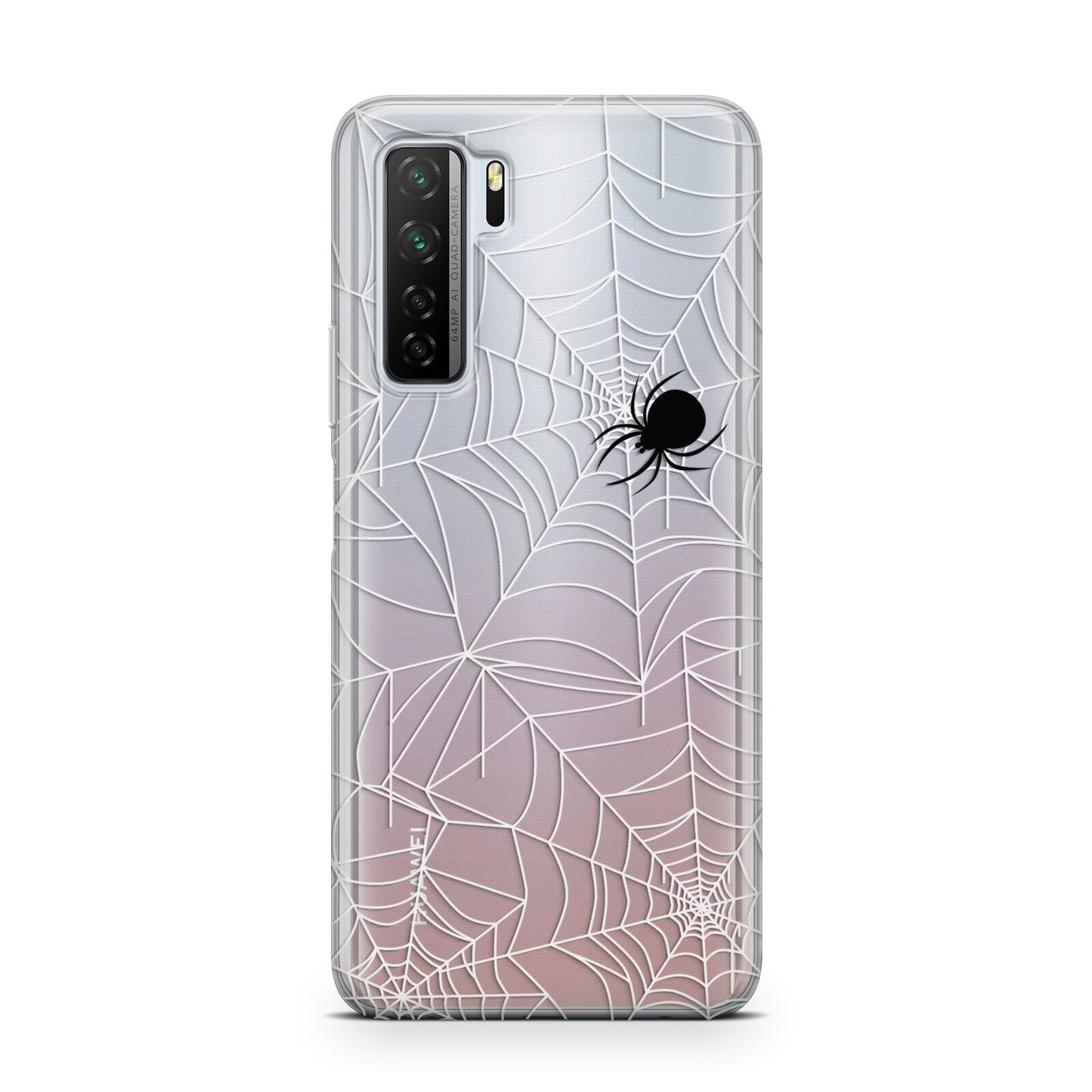 White Cobwebs with Transparent Background Huawei P40 Lite 5G Phone Case