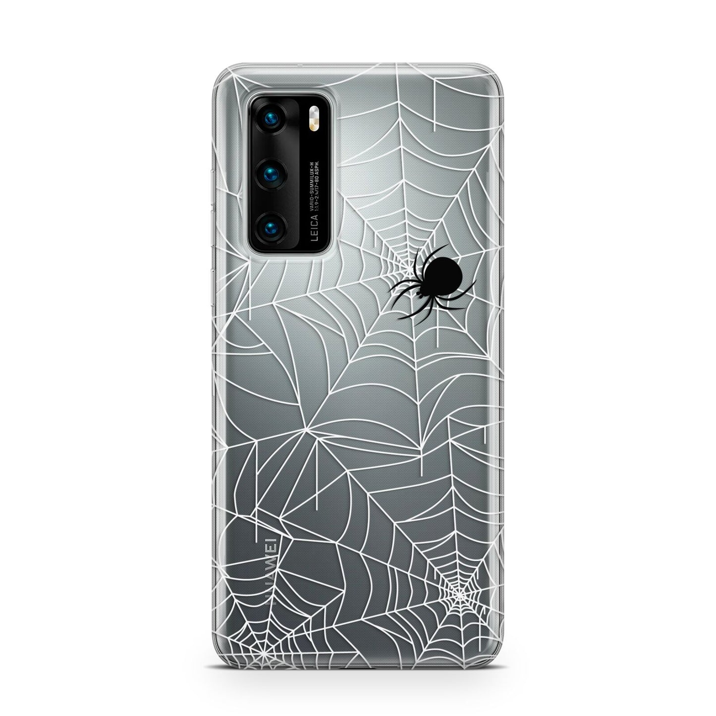 White Cobwebs with Transparent Background Huawei P40 Phone Case