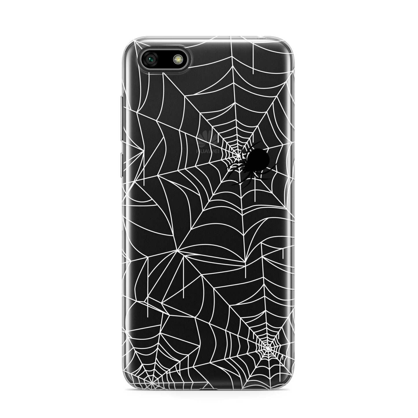 White Cobwebs with Transparent Background Huawei Y5 Prime 2018 Phone Case