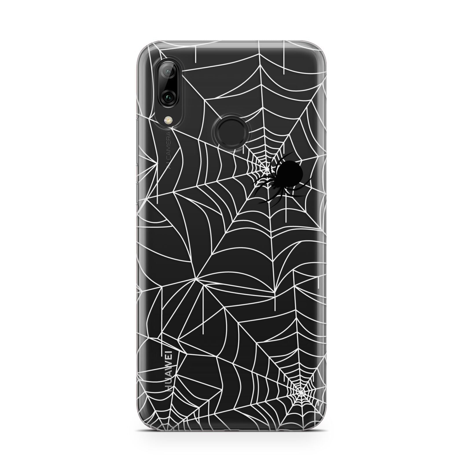 White Cobwebs with Transparent Background Huawei Y7 2019