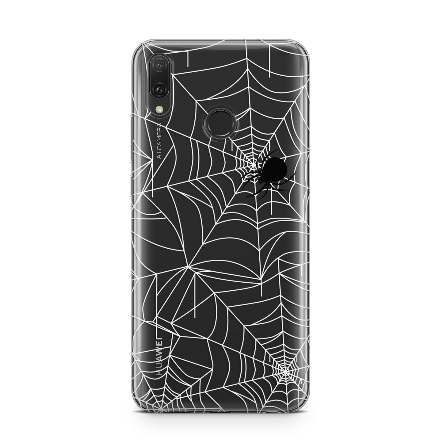 White Cobwebs with Transparent Background Huawei Y9 2019