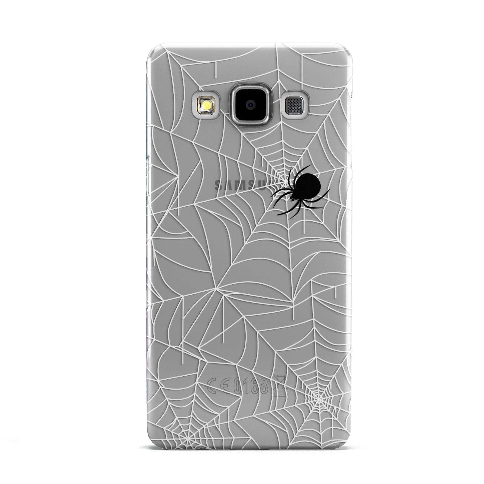 White Cobwebs with Transparent Background Samsung Galaxy A5 Case