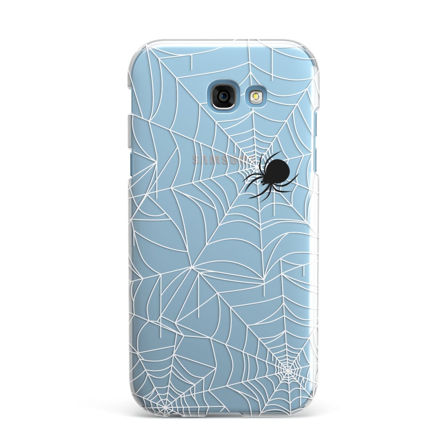 White Cobwebs with Transparent Background Samsung Galaxy A7 2017 Case