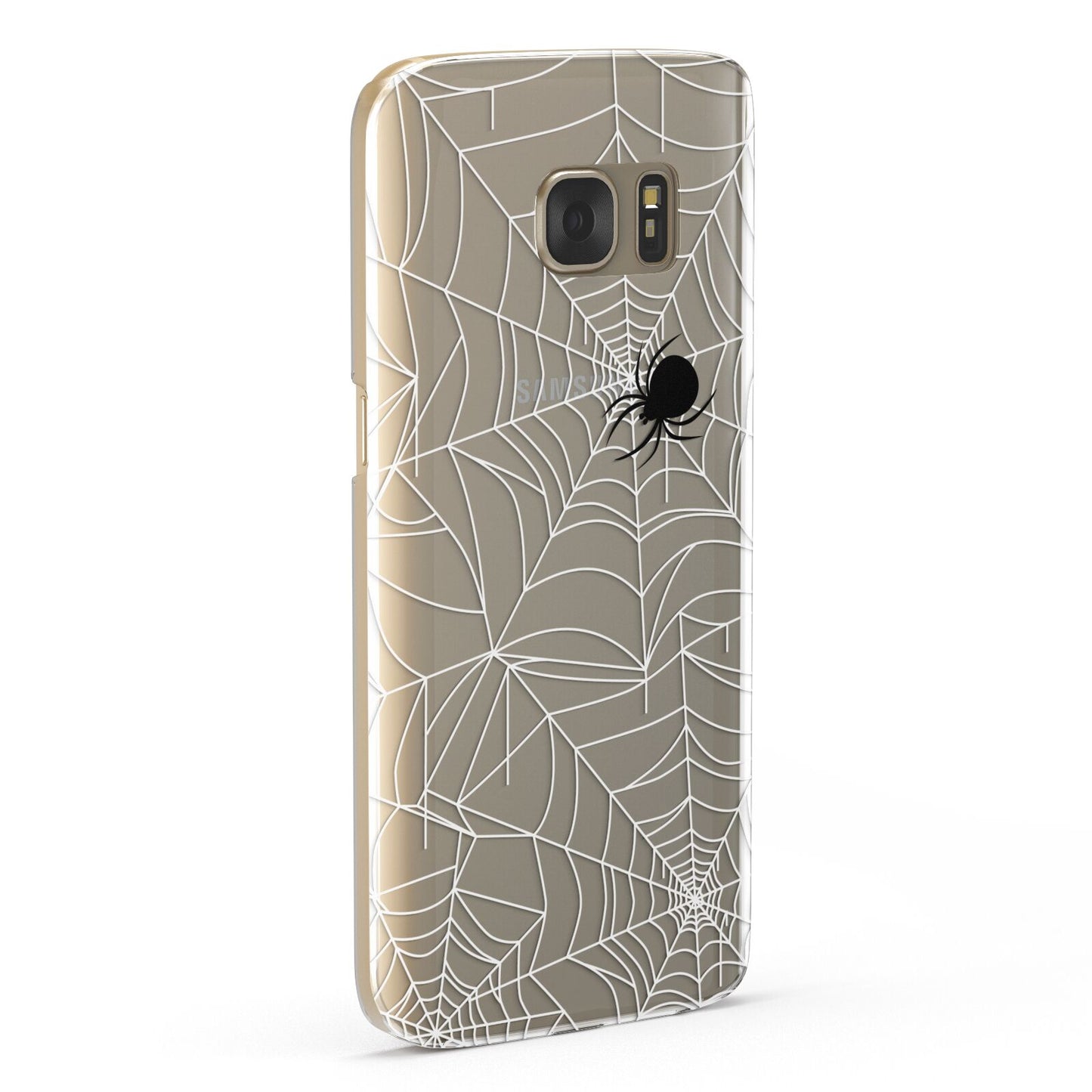 White Cobwebs with Transparent Background Samsung Galaxy Case Fourty Five Degrees