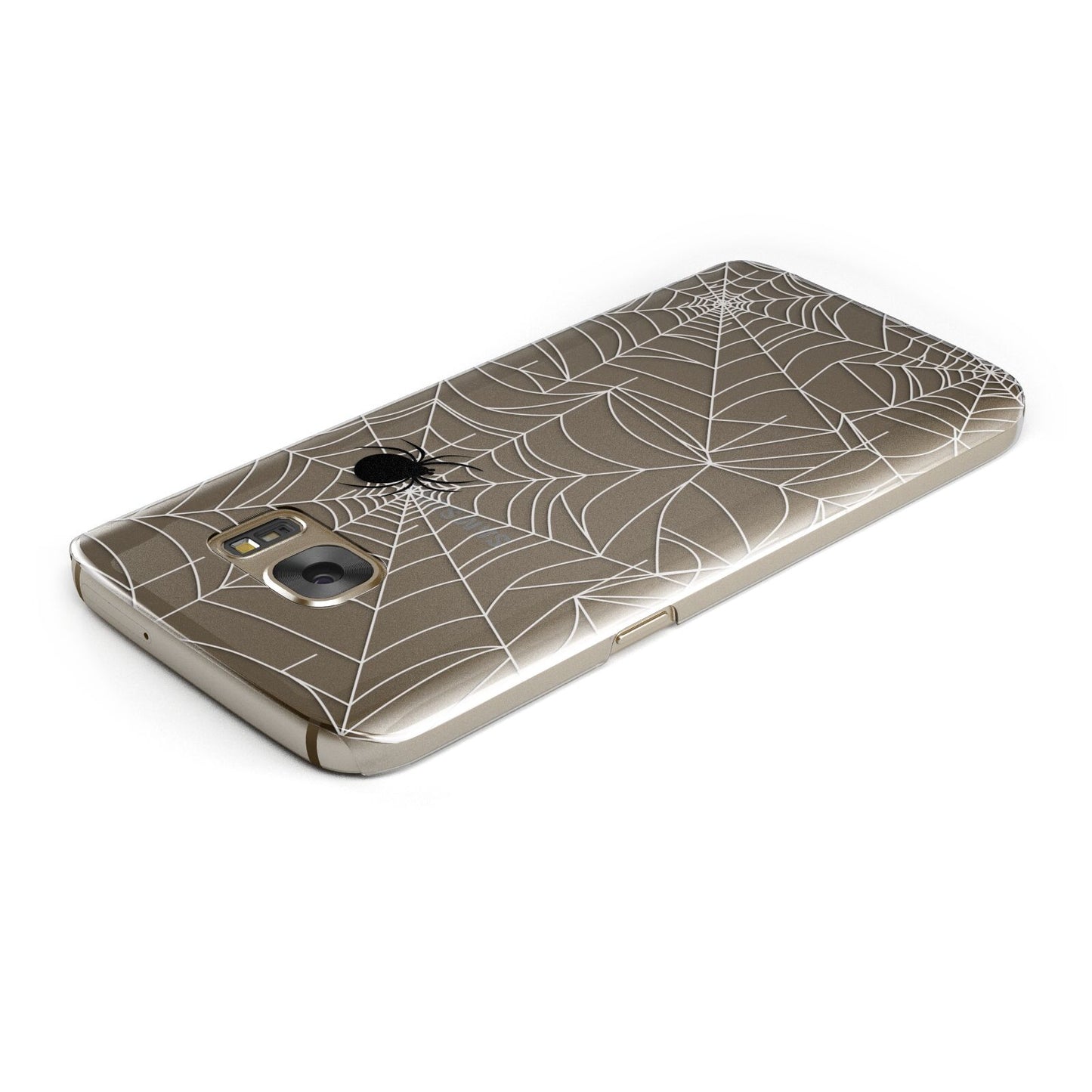 White Cobwebs with Transparent Background Samsung Galaxy Case Top Cutout