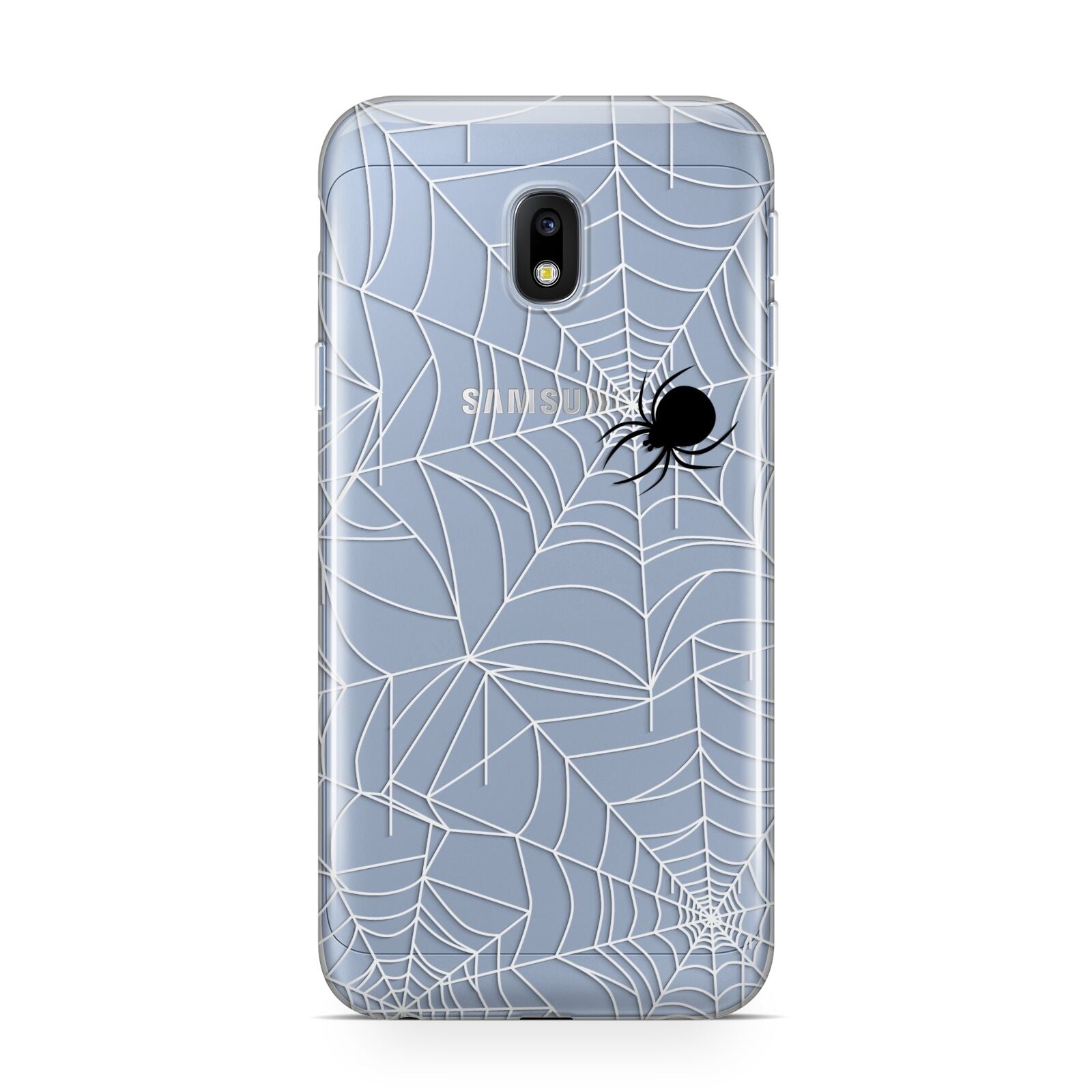 White Cobwebs with Transparent Background Samsung Galaxy J3 2017 Case