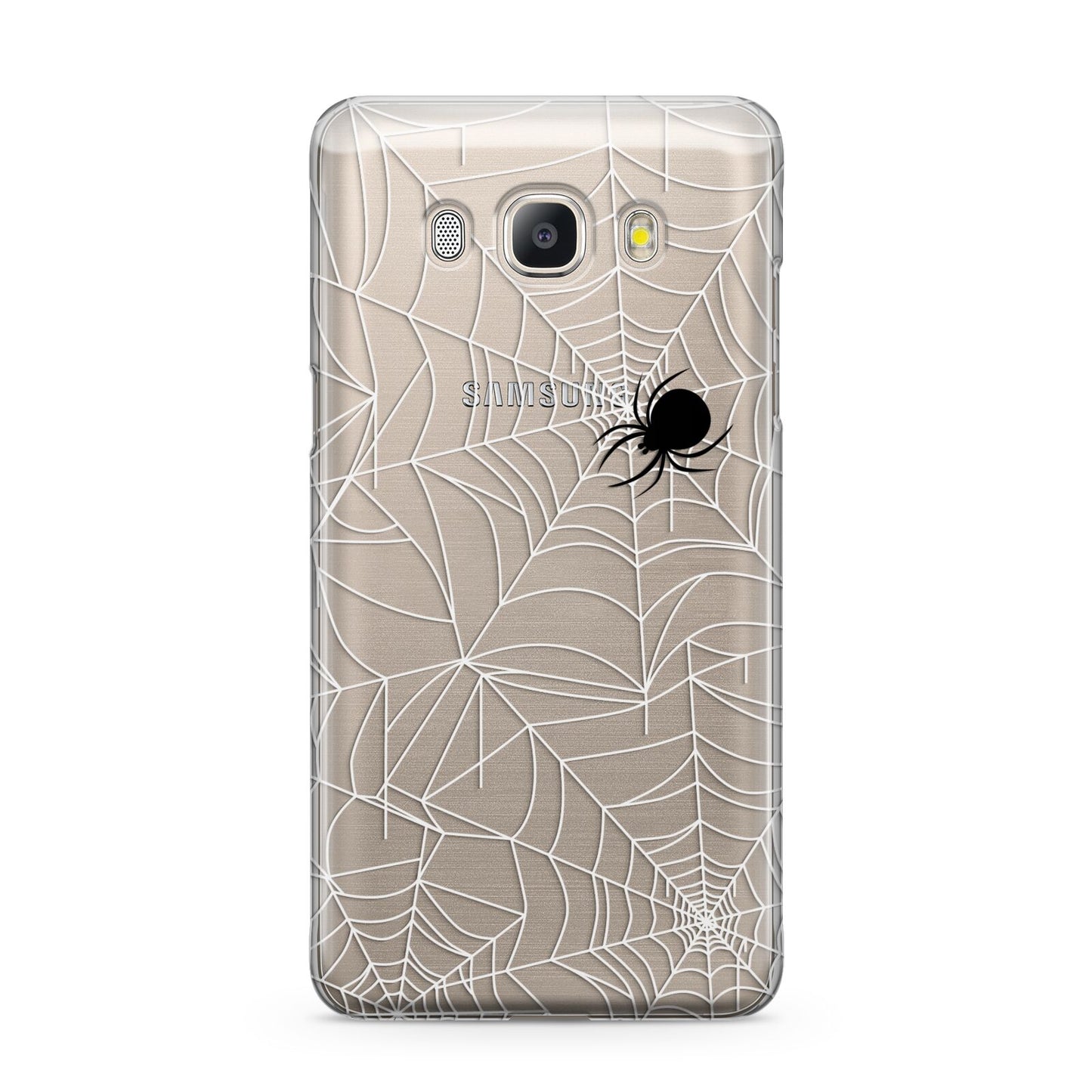 White Cobwebs with Transparent Background Samsung Galaxy J5 2016 Case