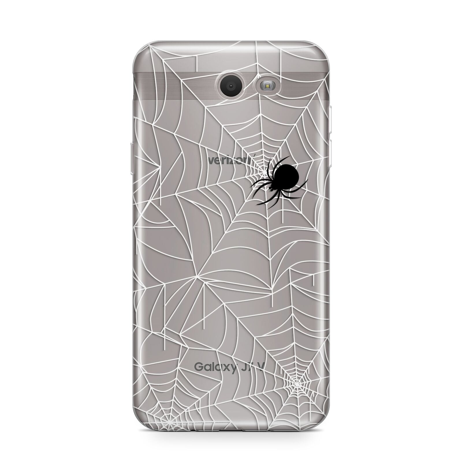 White Cobwebs with Transparent Background Samsung Galaxy J7 2017 Case