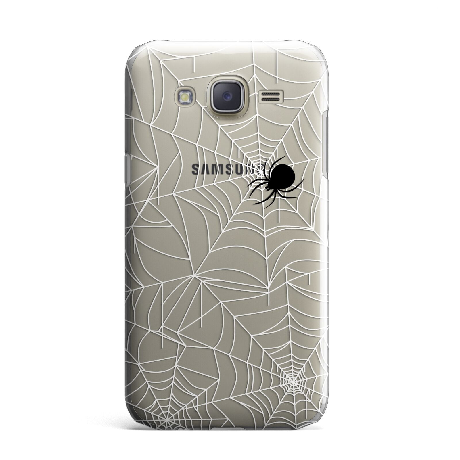 White Cobwebs with Transparent Background Samsung Galaxy J7 Case