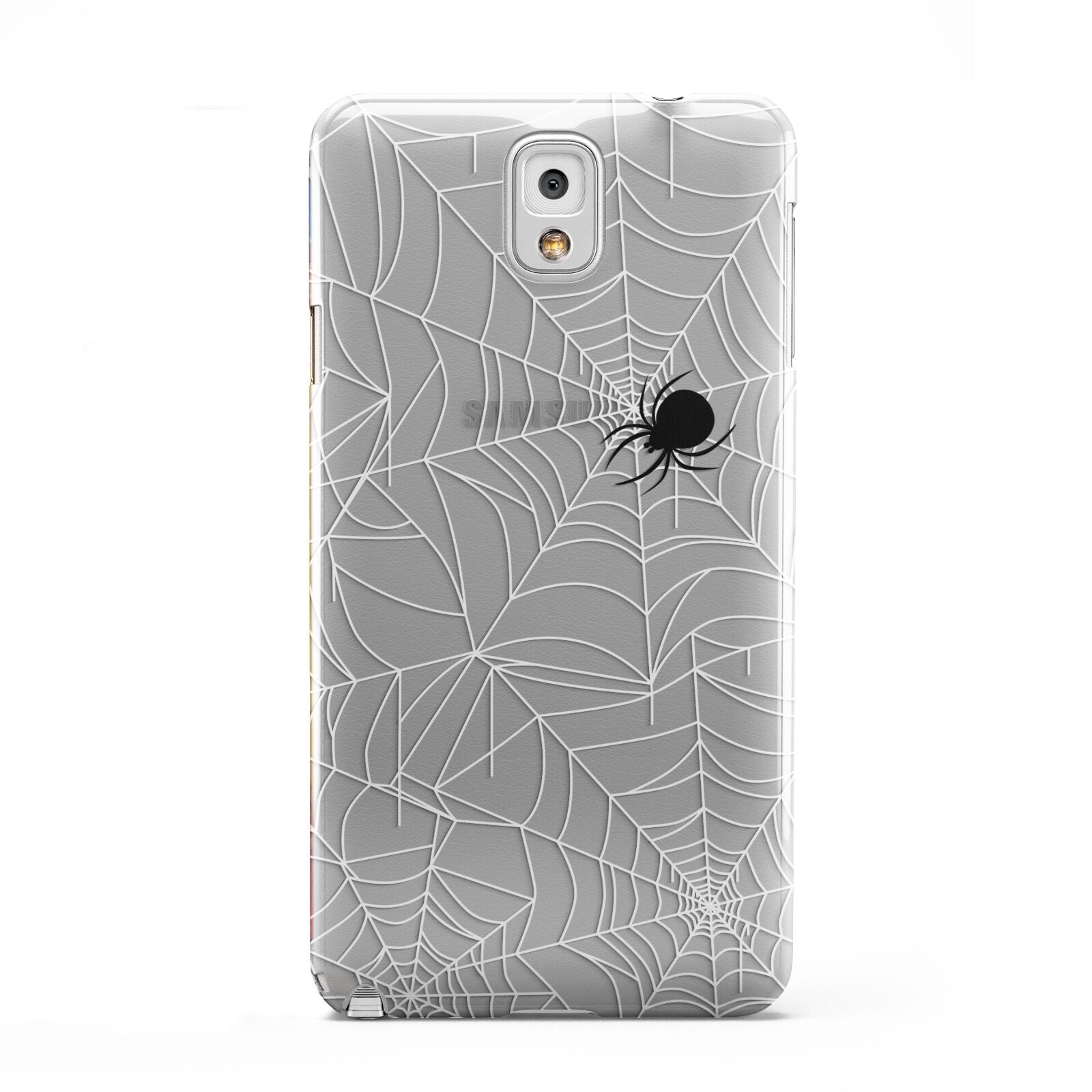 White Cobwebs with Transparent Background Samsung Galaxy Note 3 Case