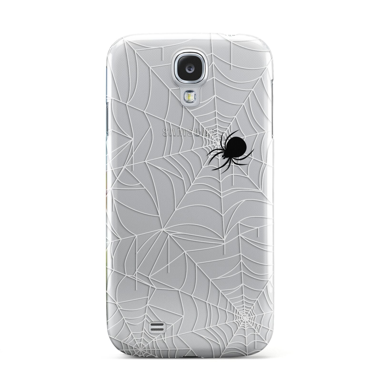 White Cobwebs with Transparent Background Samsung Galaxy S4 Case