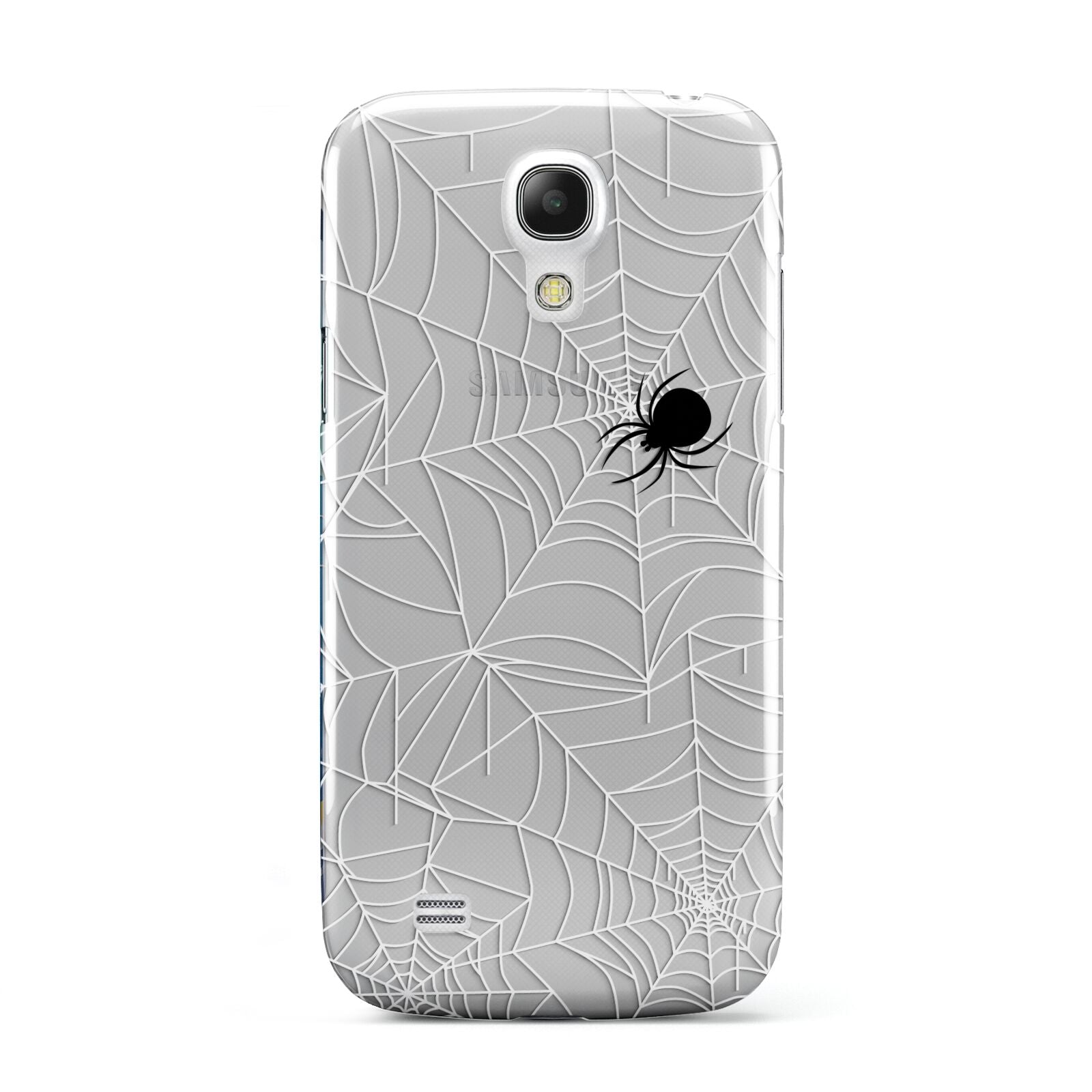 White Cobwebs with Transparent Background Samsung Galaxy S4 Mini Case