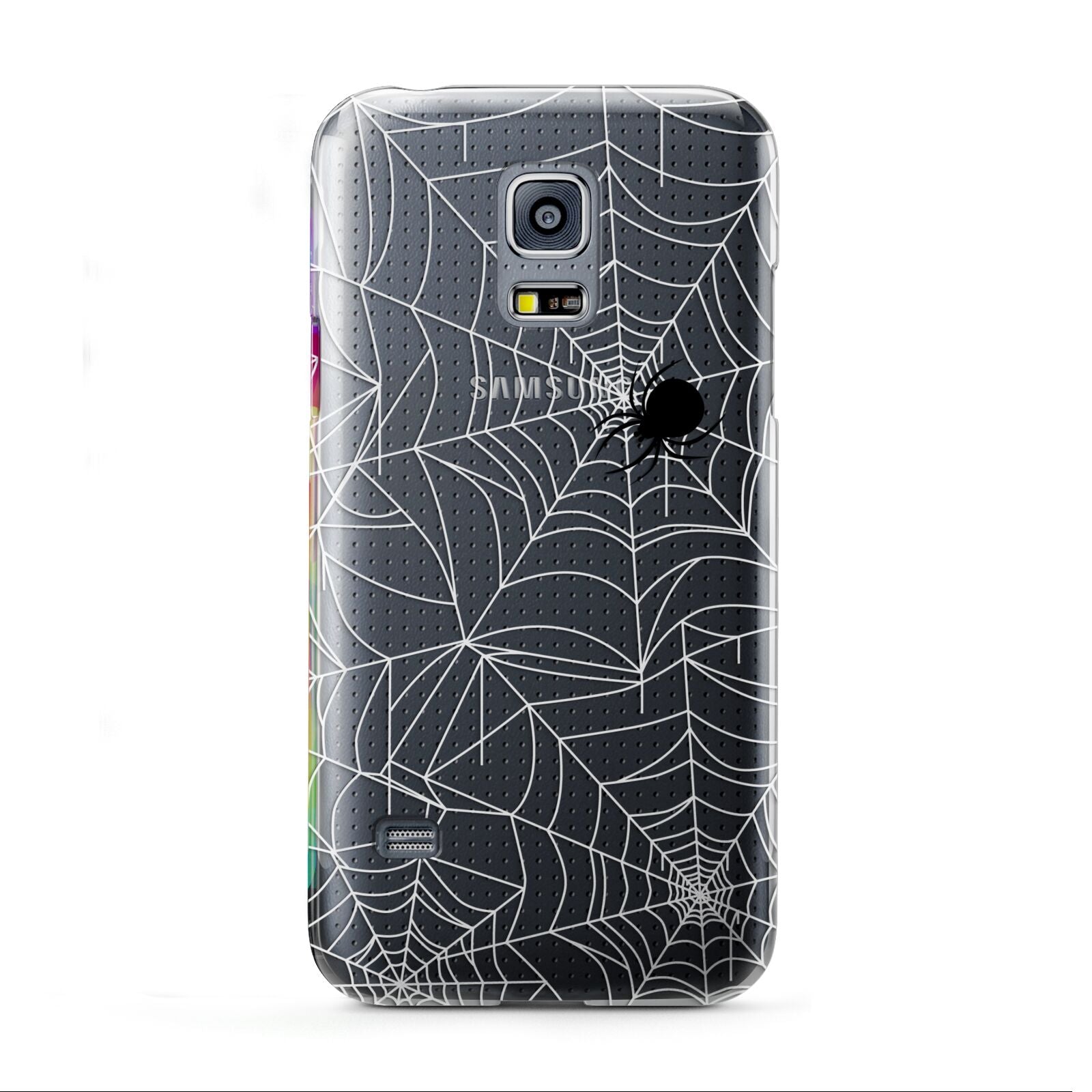 White Cobwebs with Transparent Background Samsung Galaxy S5 Mini Case