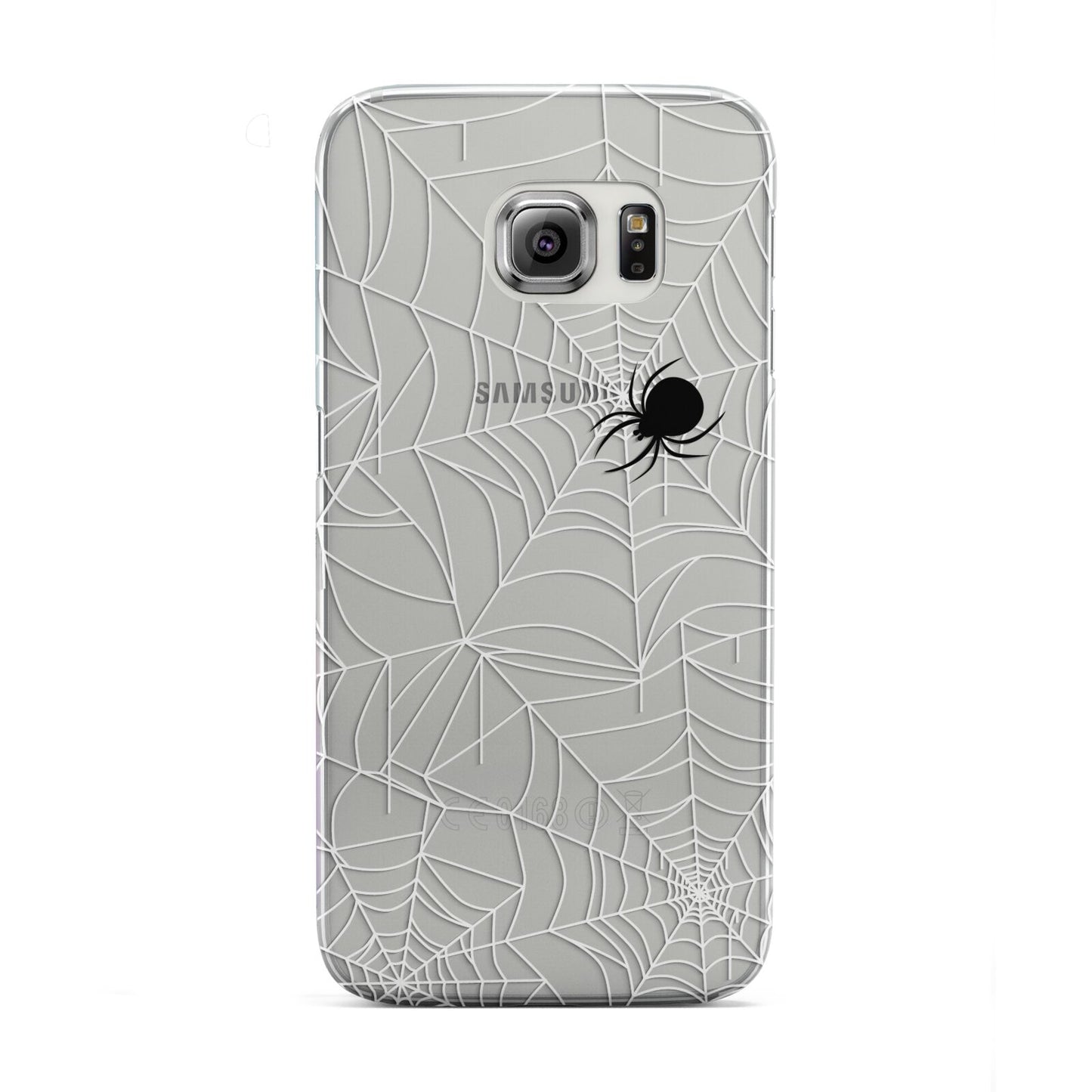 White Cobwebs with Transparent Background Samsung Galaxy S6 Edge Case